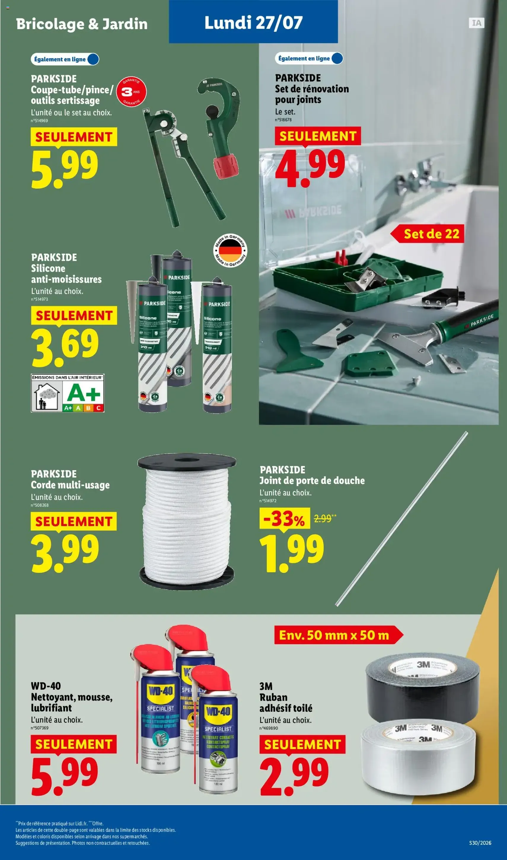 LIDL catalogue - brochure valable à partir du 23/07/2026, page 57 sur 64