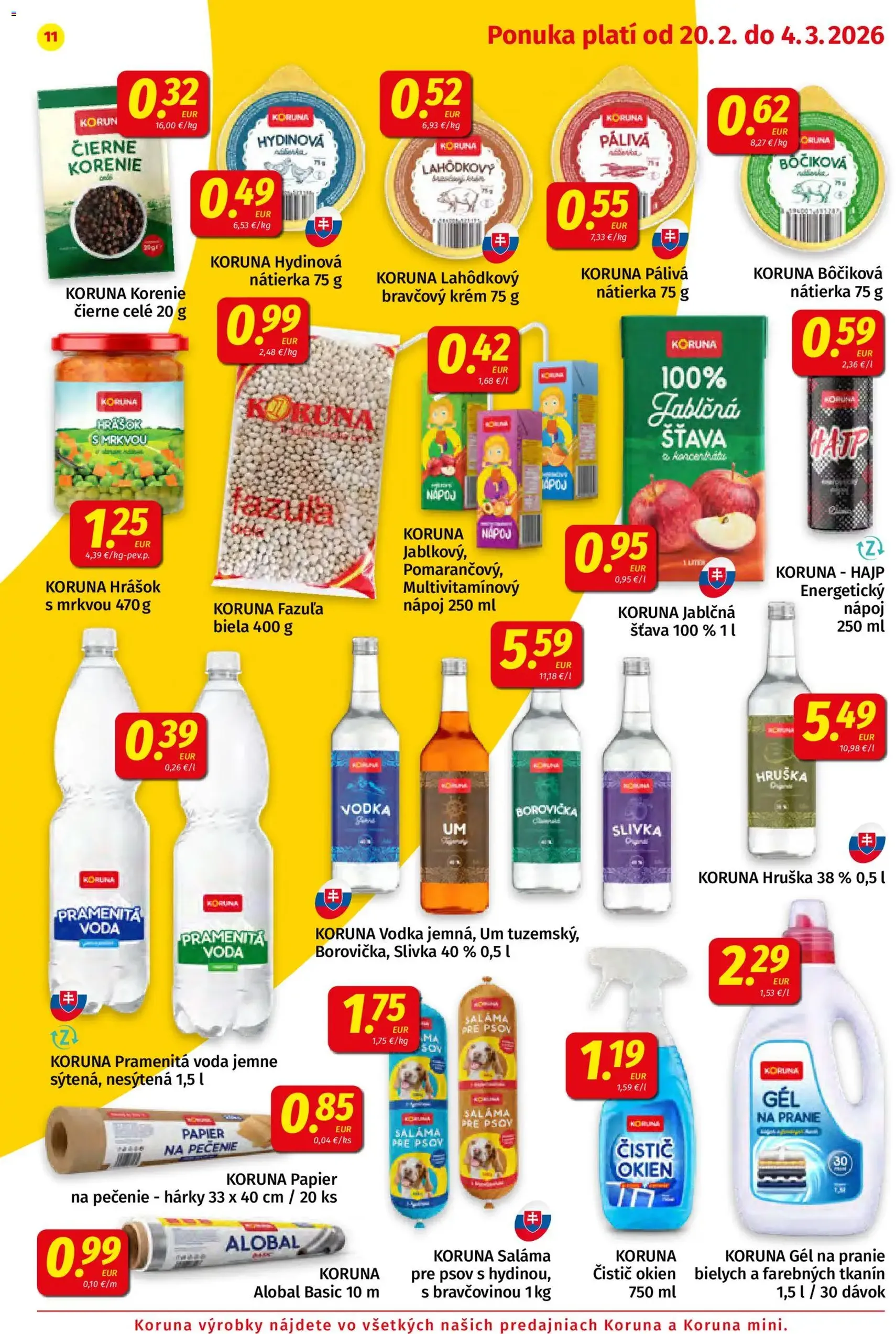 Koruna leták - platný leták od 20.02.2026 strana 11 z 24