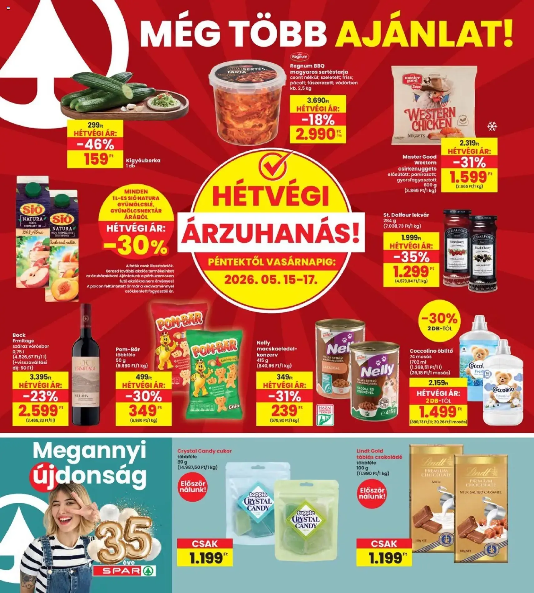 Interspar akciós újság - 2026.05.14. érvényes szórólap 18 oldal 19 oldalból
