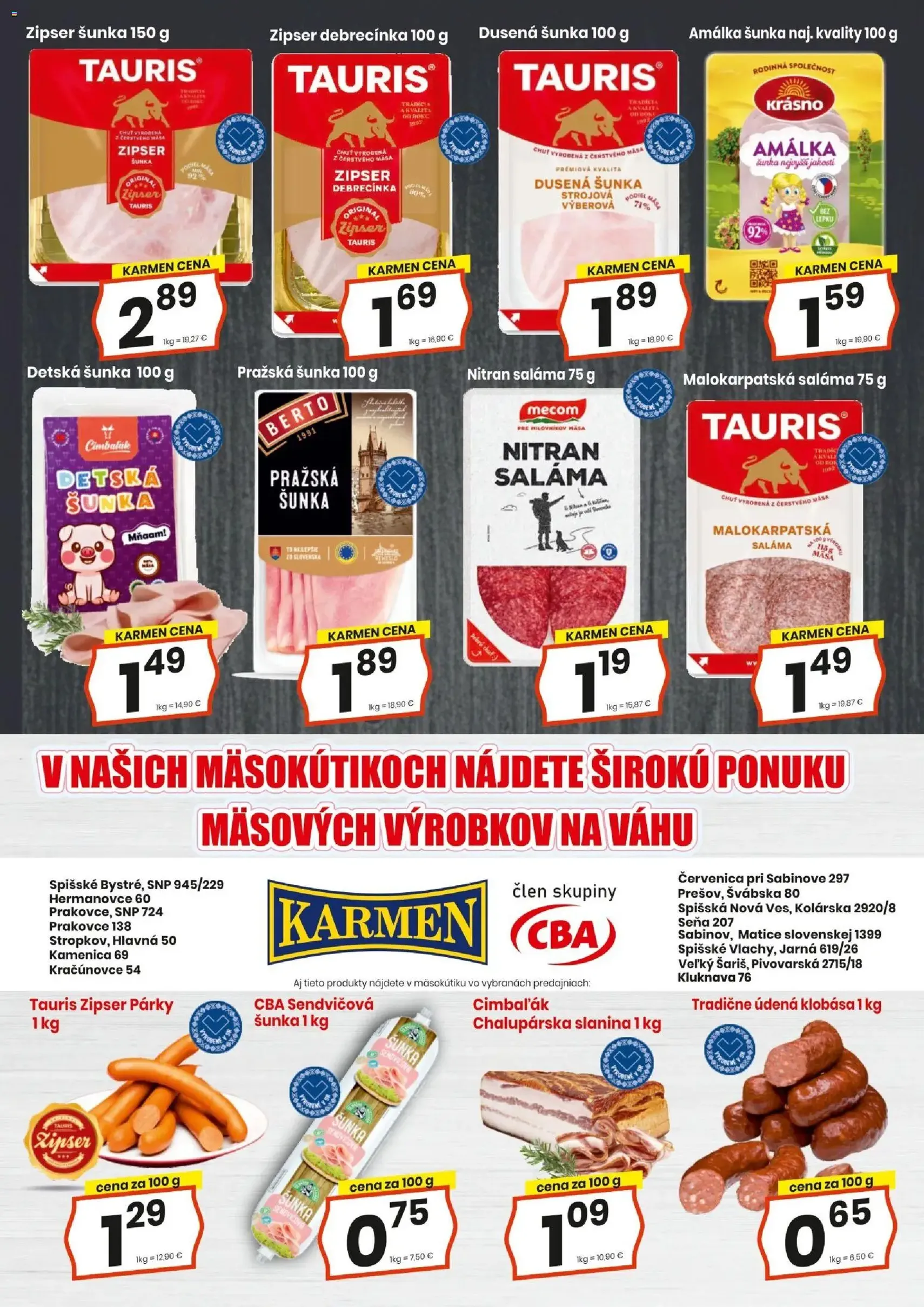 KARMEN CBA leták - platný leták od 16.07.2026 strana 4 z 16