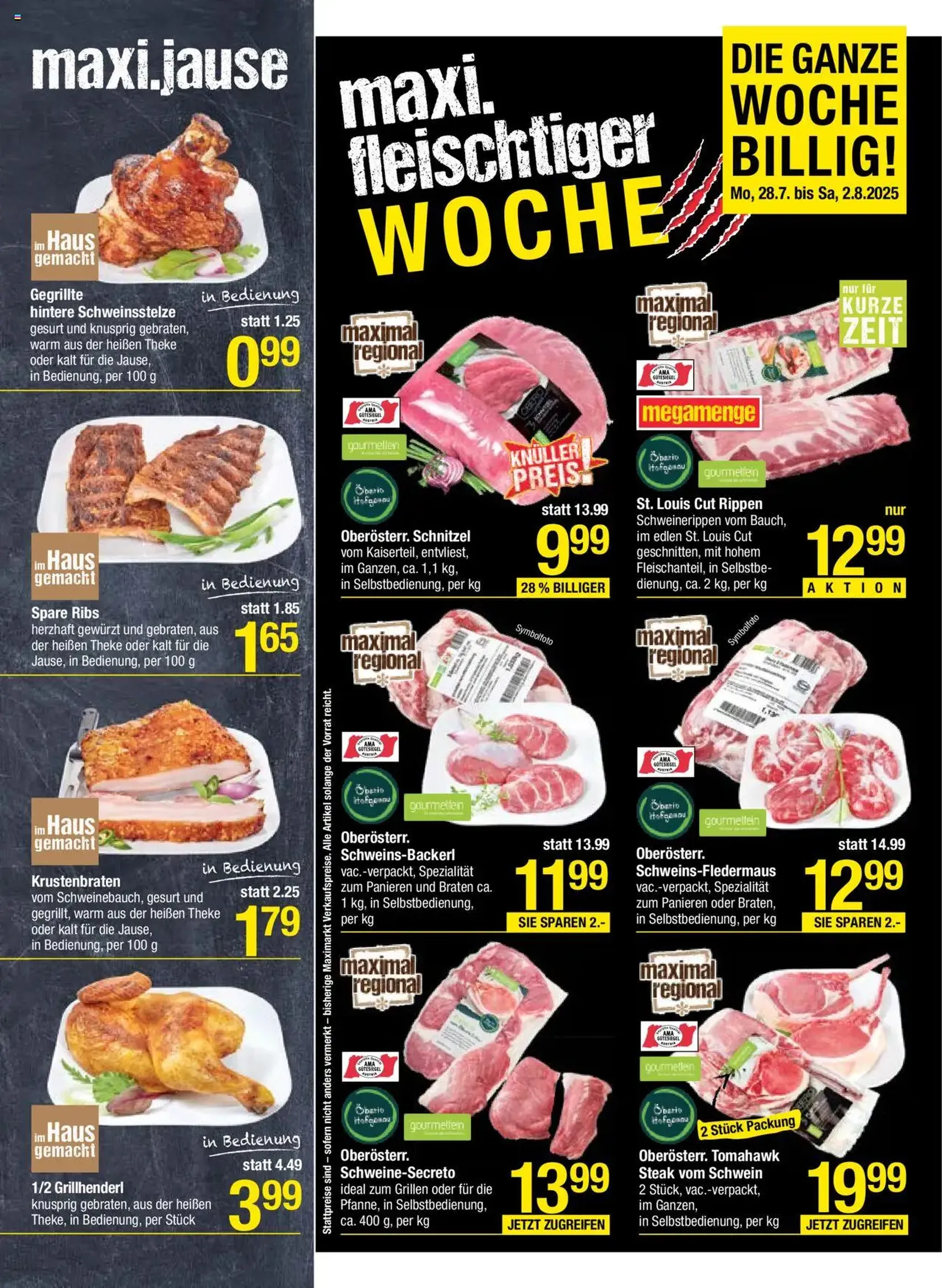 Maximarkt Flugblatt - Gültiger Prospekt ab 28.07.2025, Seite 2 von insgesamt 20 Maximarkt Flugblatt - Gültiger Prospekt ab 28.07.2025, Seite 2 von insgesamt 20