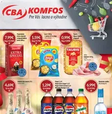 CBA Komfos leták - náhľad letáku platný od 15.12.2025