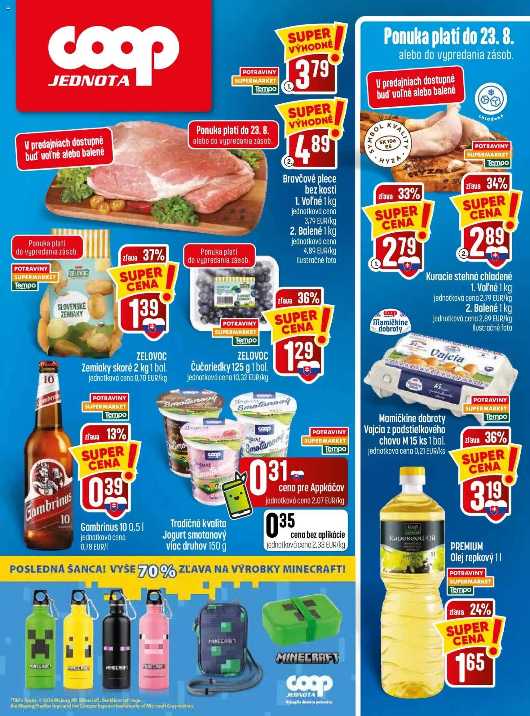 COOP Jednota leták - platný leták od 20.08.2026 strana 32 z 32