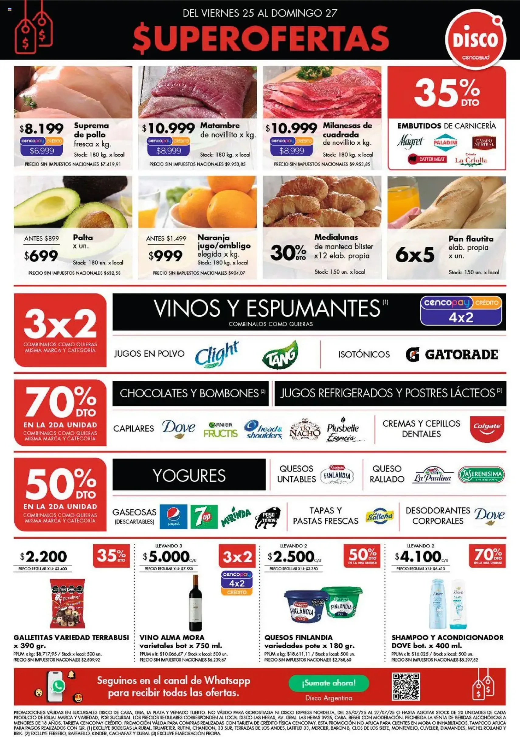 Disco ofertas - folleto válido desde 25/07/2025 página 1 de 11