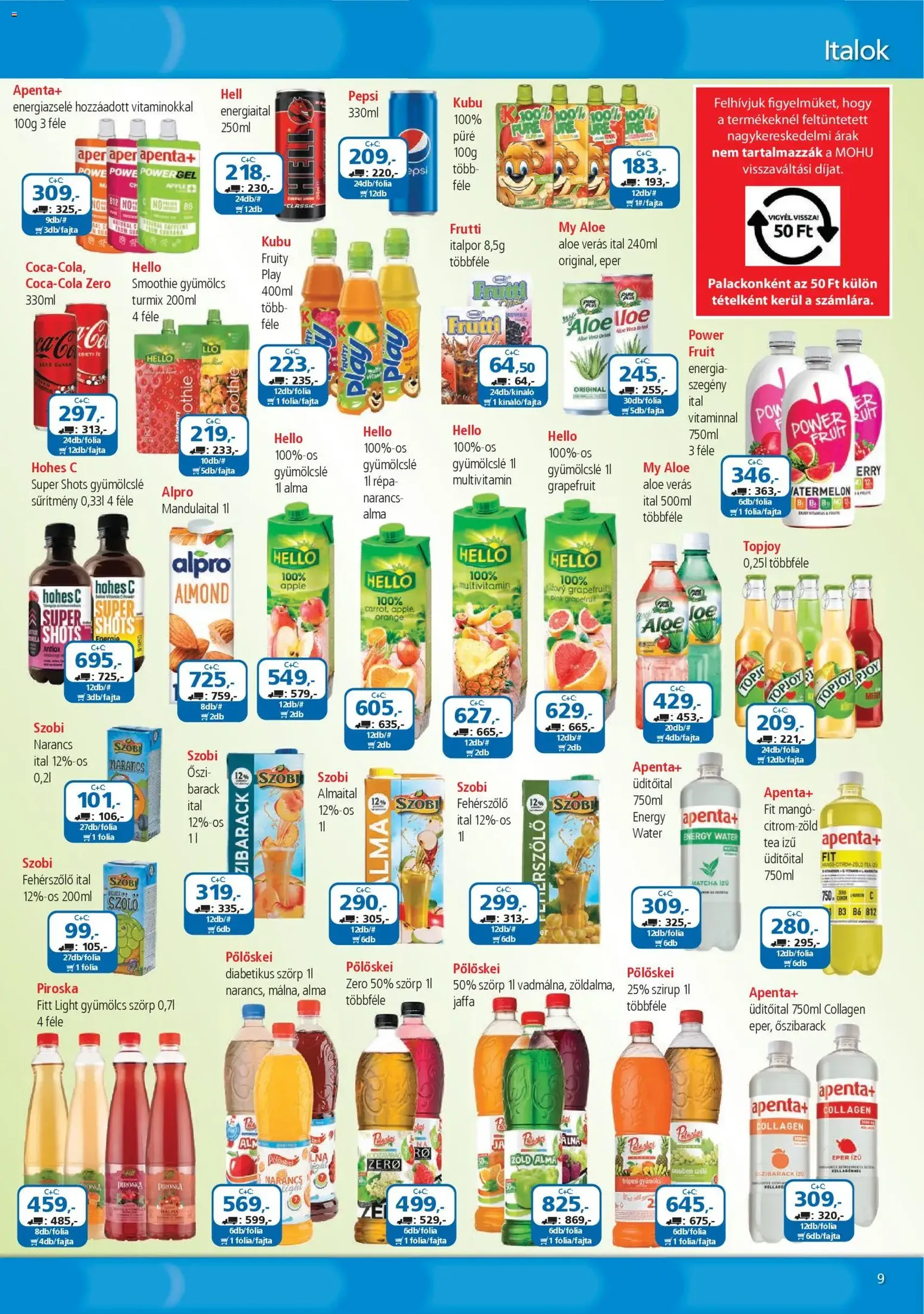 ÁRKLUB akciós újság - 2026.03.01. érvényes szórólap 9 oldal 32 oldalból