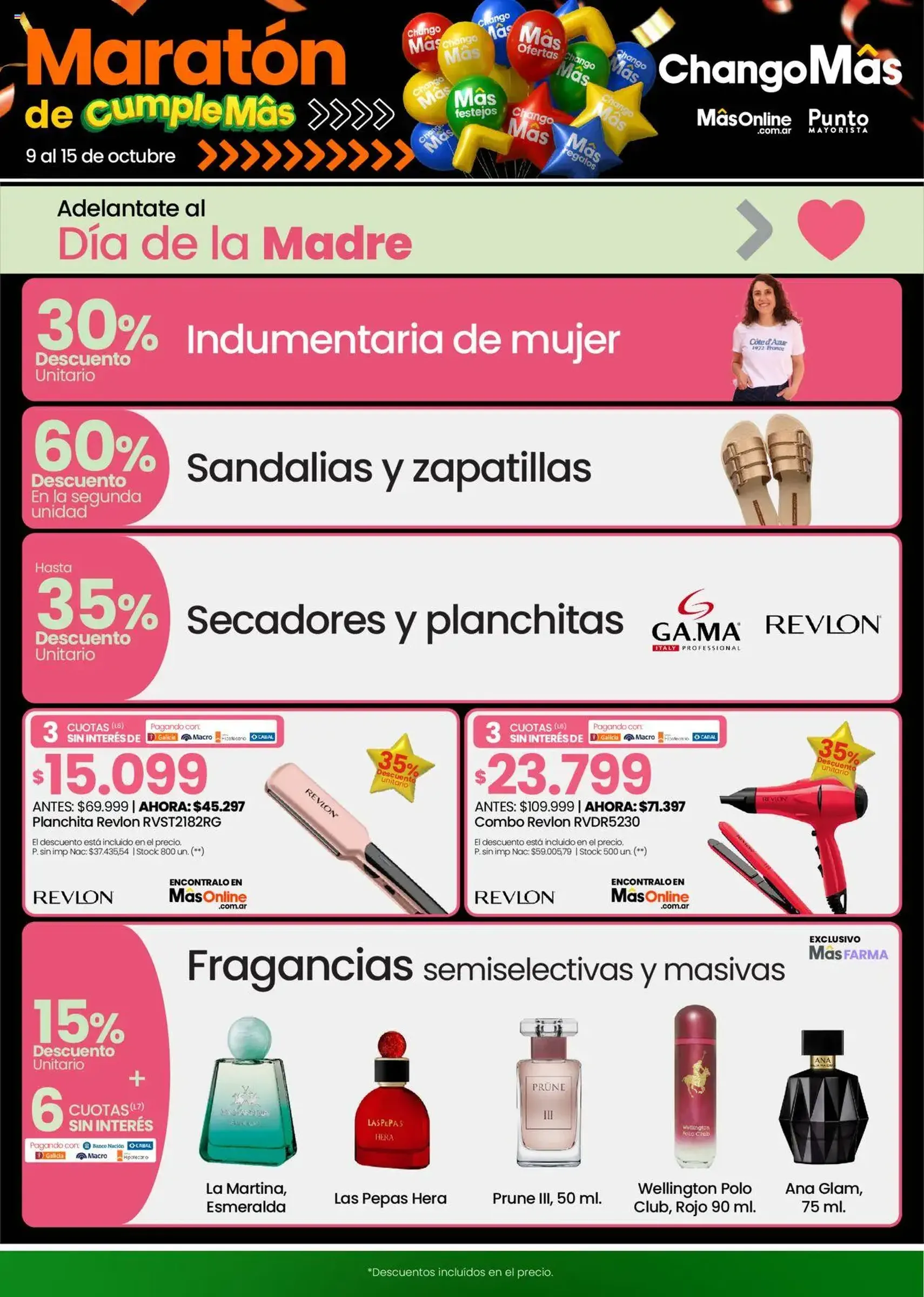Changomas ofertas - folleto válido desde 09/10/2025 página 4 de 21 Changomas ofertas - folleto válido desde 09/10/2025 página 4 de 21