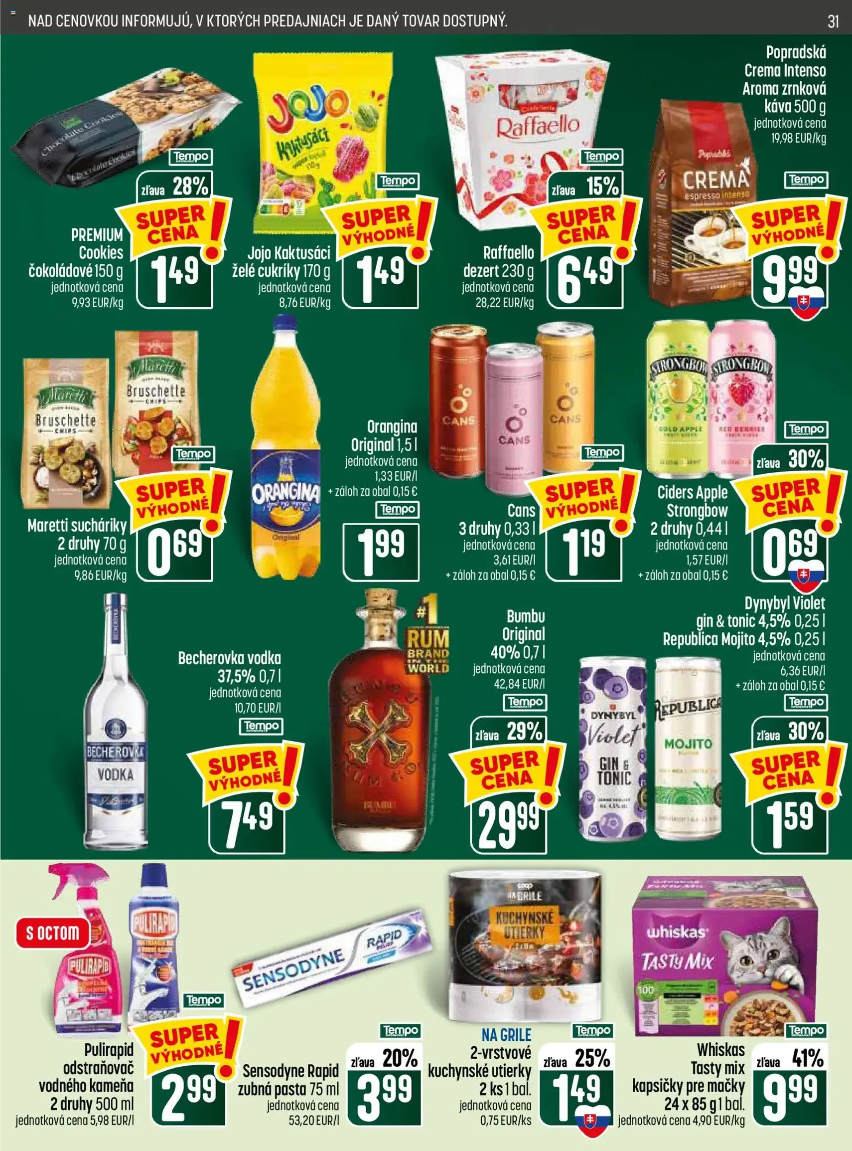 COOP Jednota leták - platný leták od 20.08.2026 strana 31 z 32