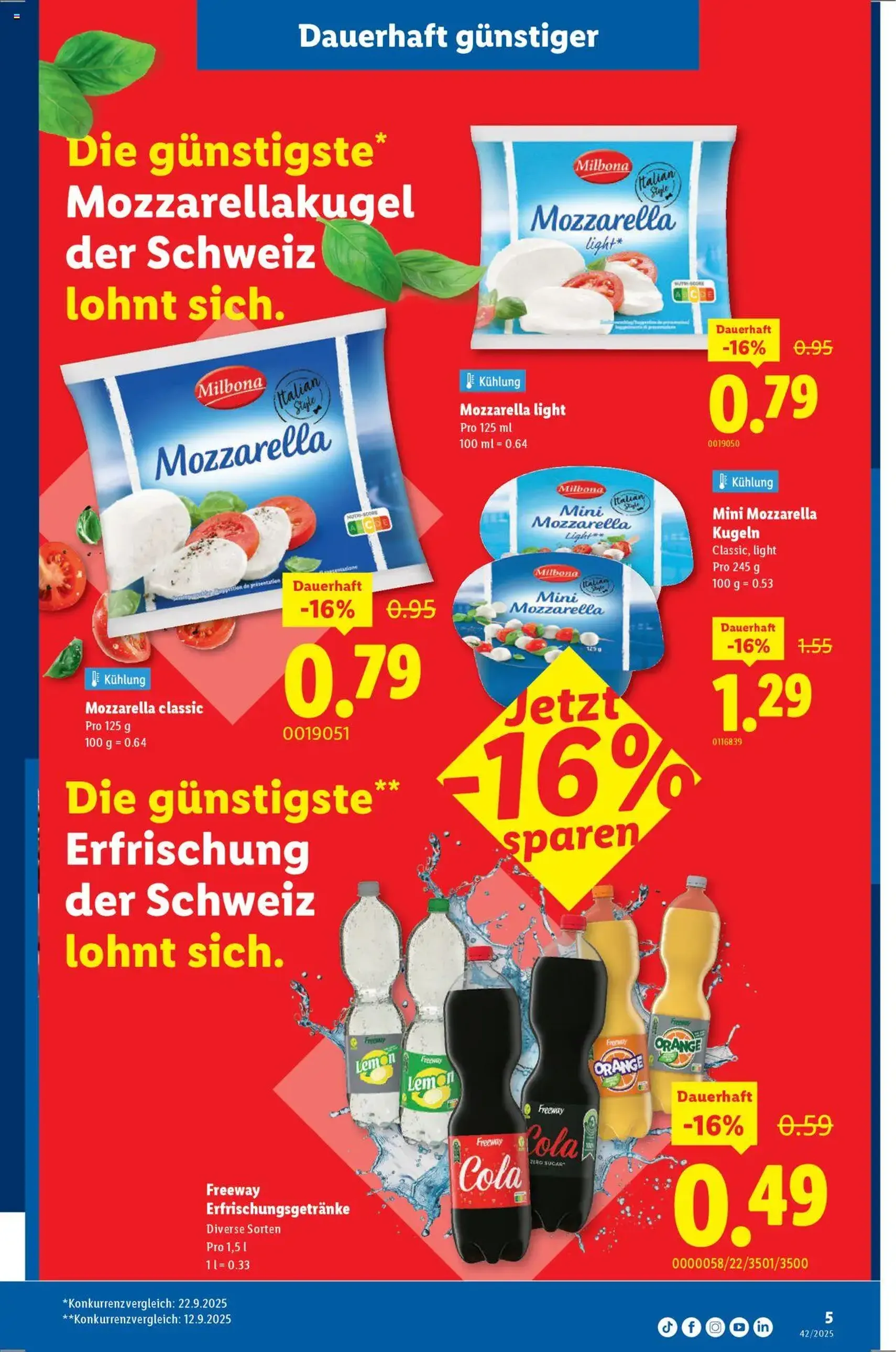 Lidl Aktionen - Gültiger Prospekt ab 16.10.2025, Seite 5 von insgesamt 32 Lidl Aktionen - Gültiger Prospekt ab 16.10.2025, Seite 5 von insgesamt 32