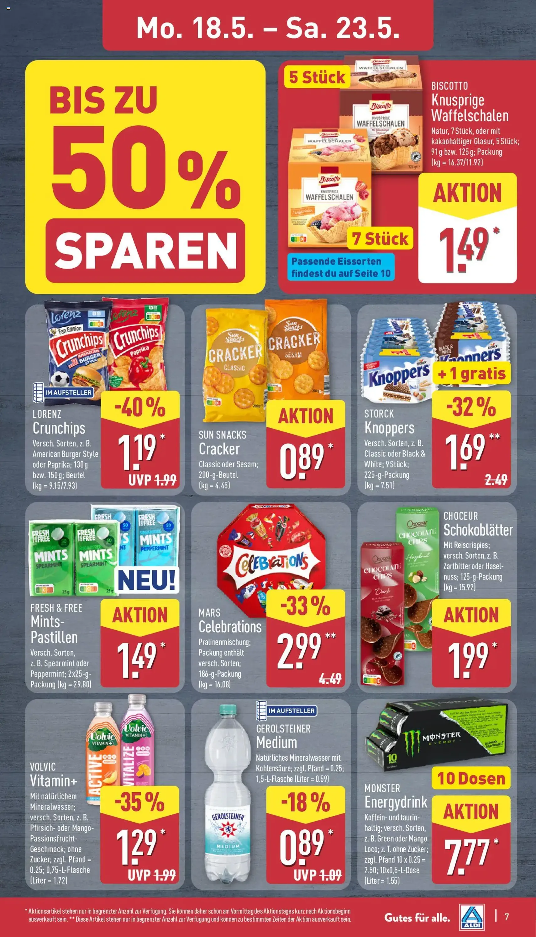 Aldi Prospekt - Gültiger Prospekt ab 18.05.2026, Seite 7 von insgesamt 44