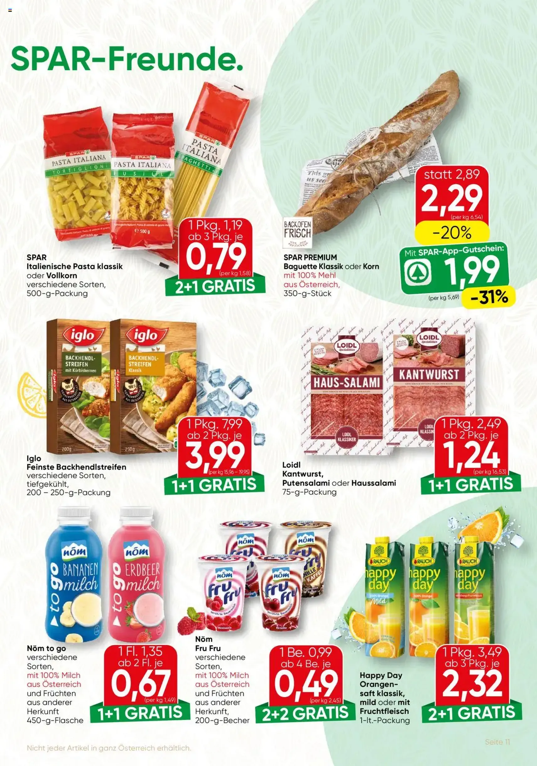SPAR Gourmet Flugblatt - Gültiger Prospekt ab 14.08.2025, Seite 11 von insgesamt 12