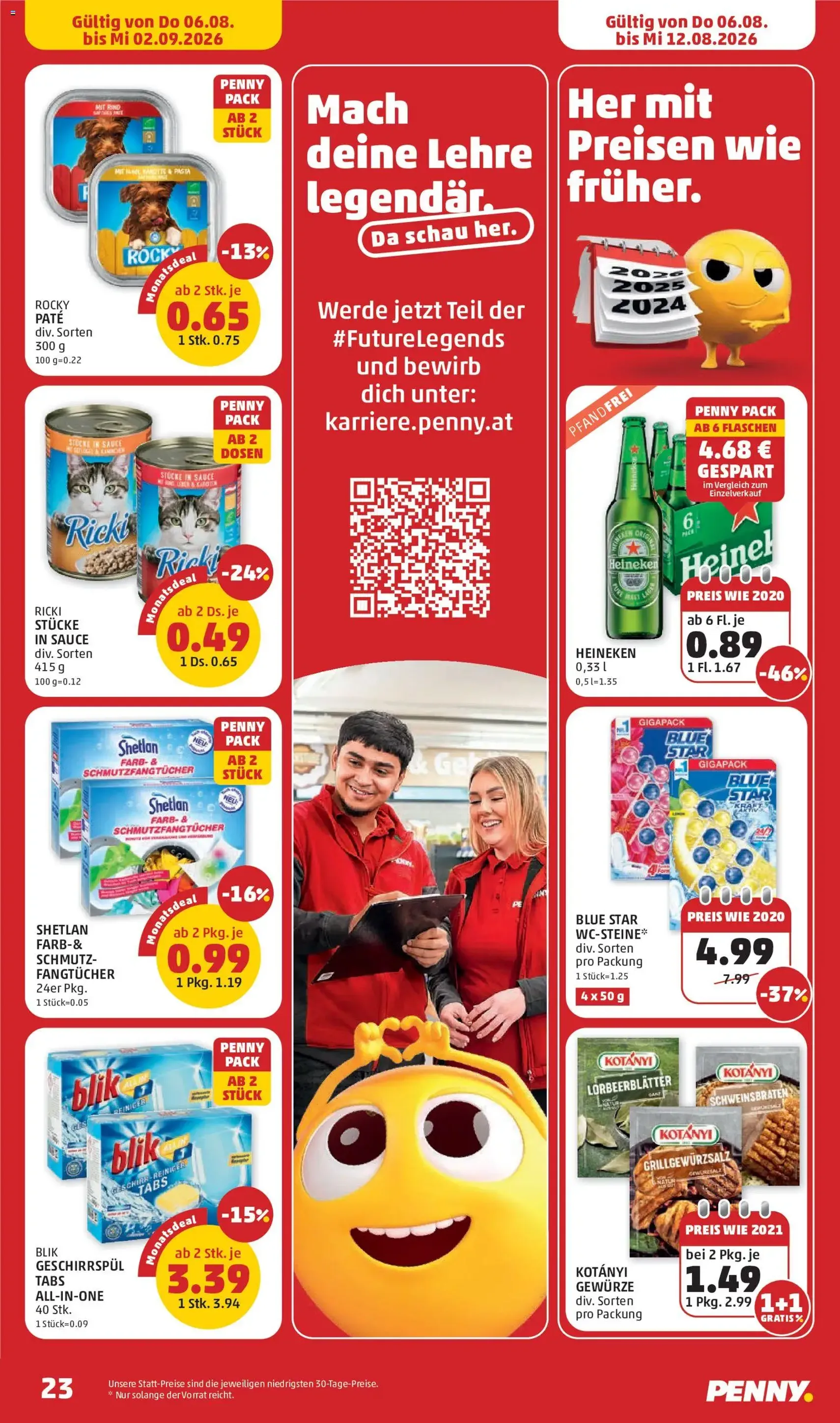 Penny Markt - Flugblatt - Gültiger Prospekt ab 06.08.2026, Seite 23 von insgesamt 28