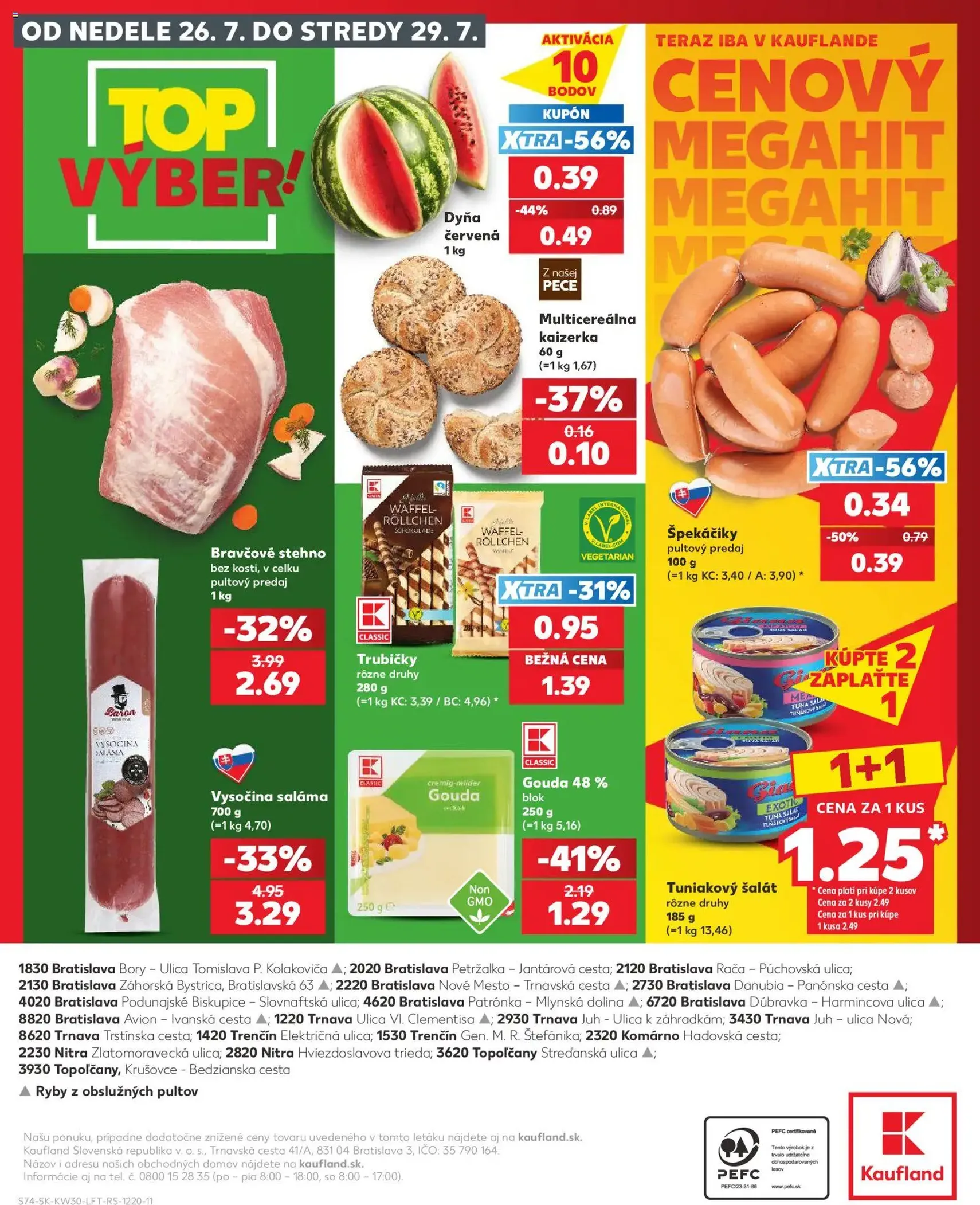 Kaufland leták - platný leták od 23.07.2026 strana 74 z 74