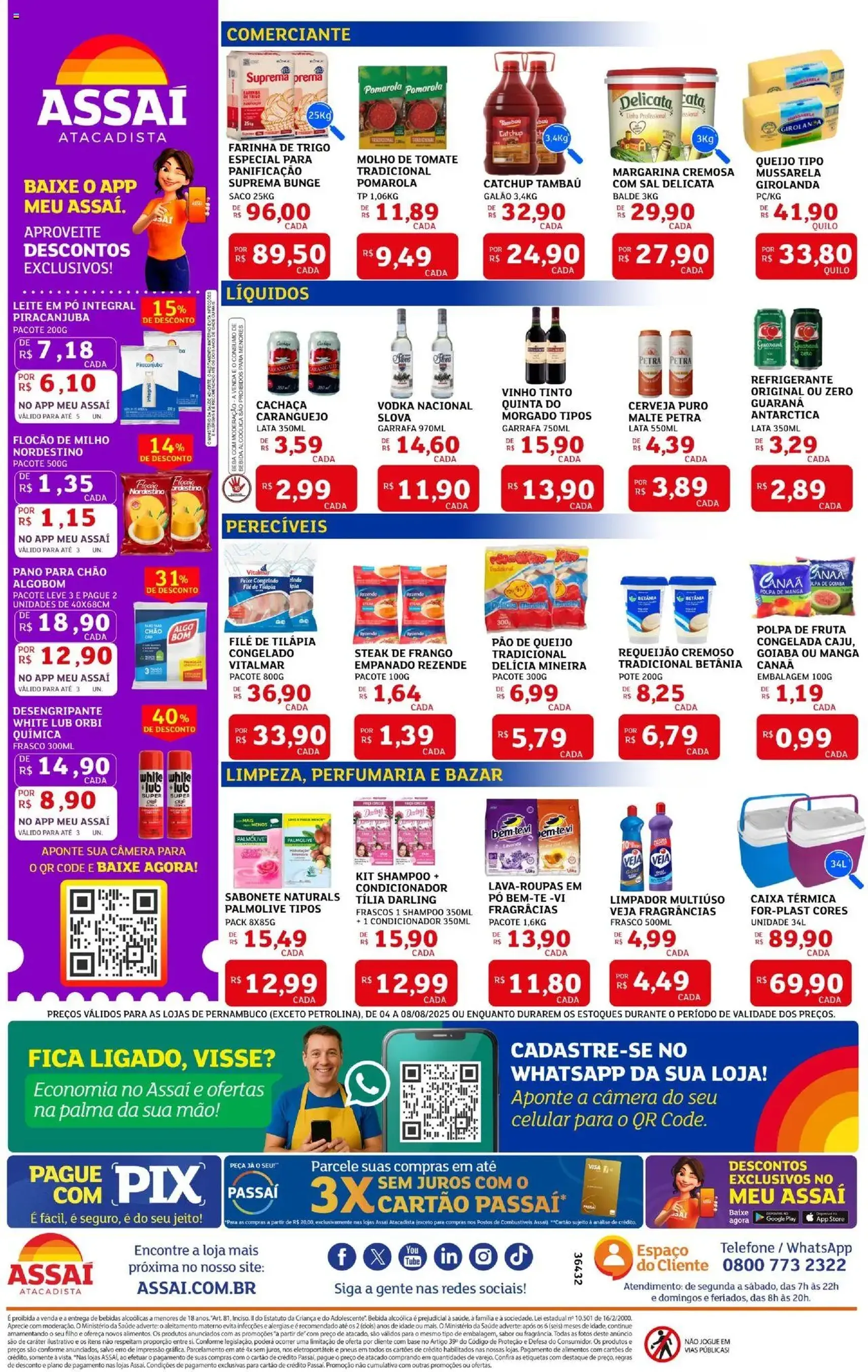 Encarte Assaí Atacadista - folheto válido a partir de 04/08/2025 página 2 de 2