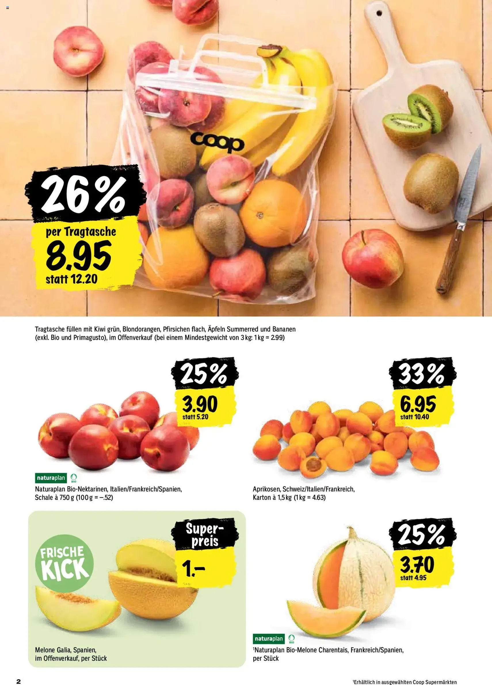 Coop aktionen - Gültiger Prospekt ab 13.08.2026, Seite 2 von insgesamt 28
