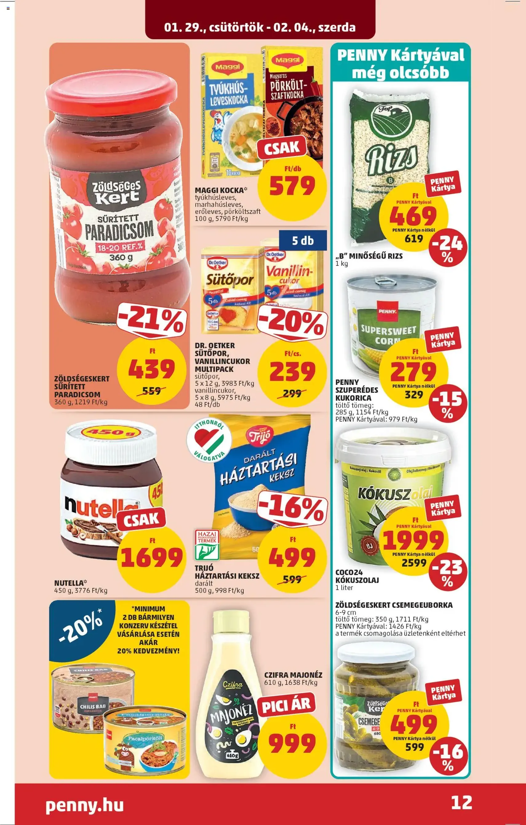 PENNY Akciós újság - 2026.01.29. érvényes szórólap 16 oldal 42 oldalból
