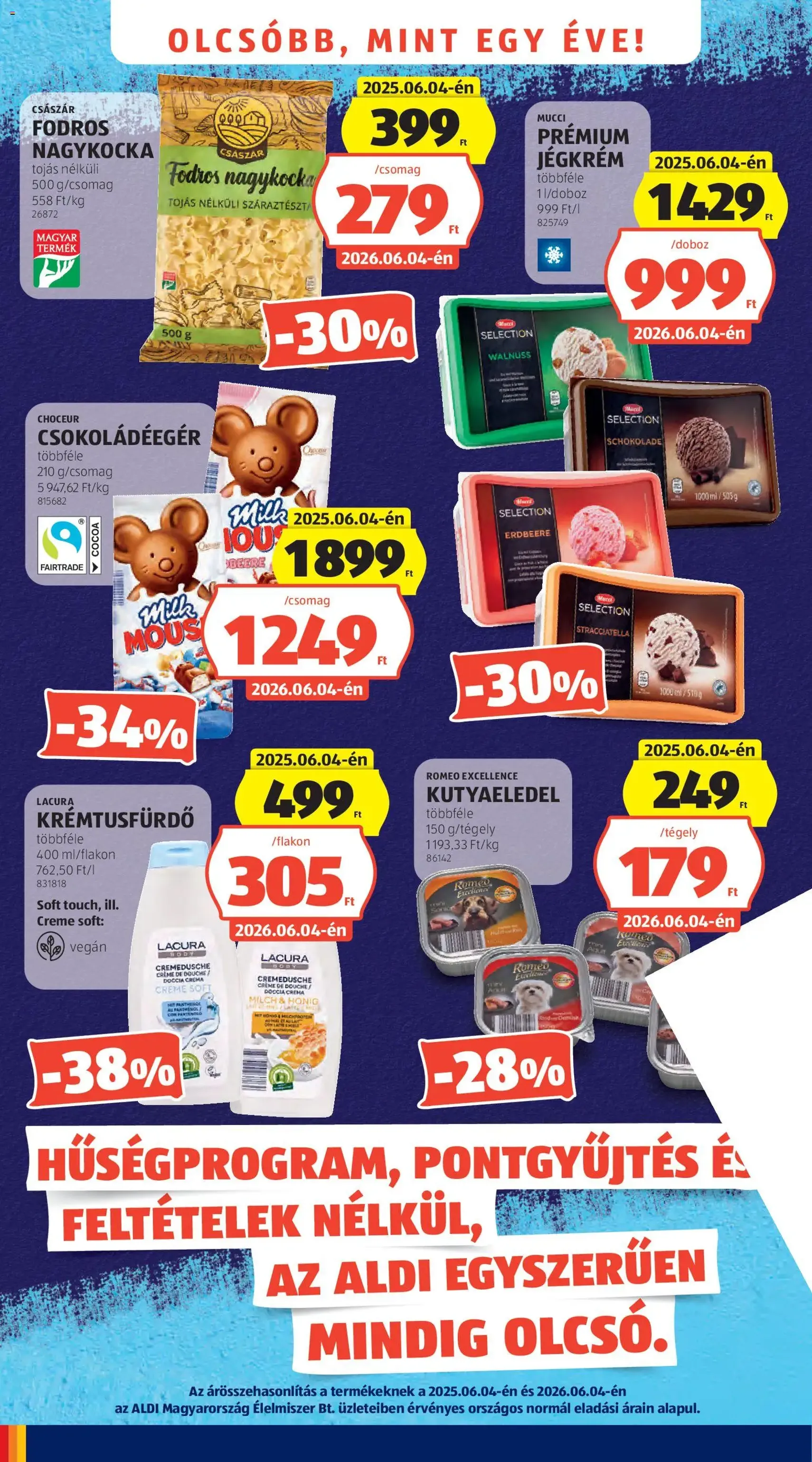 Aldi akciós újság - 2026.06.04. érvényes szórólap 4 oldal 35 oldalból