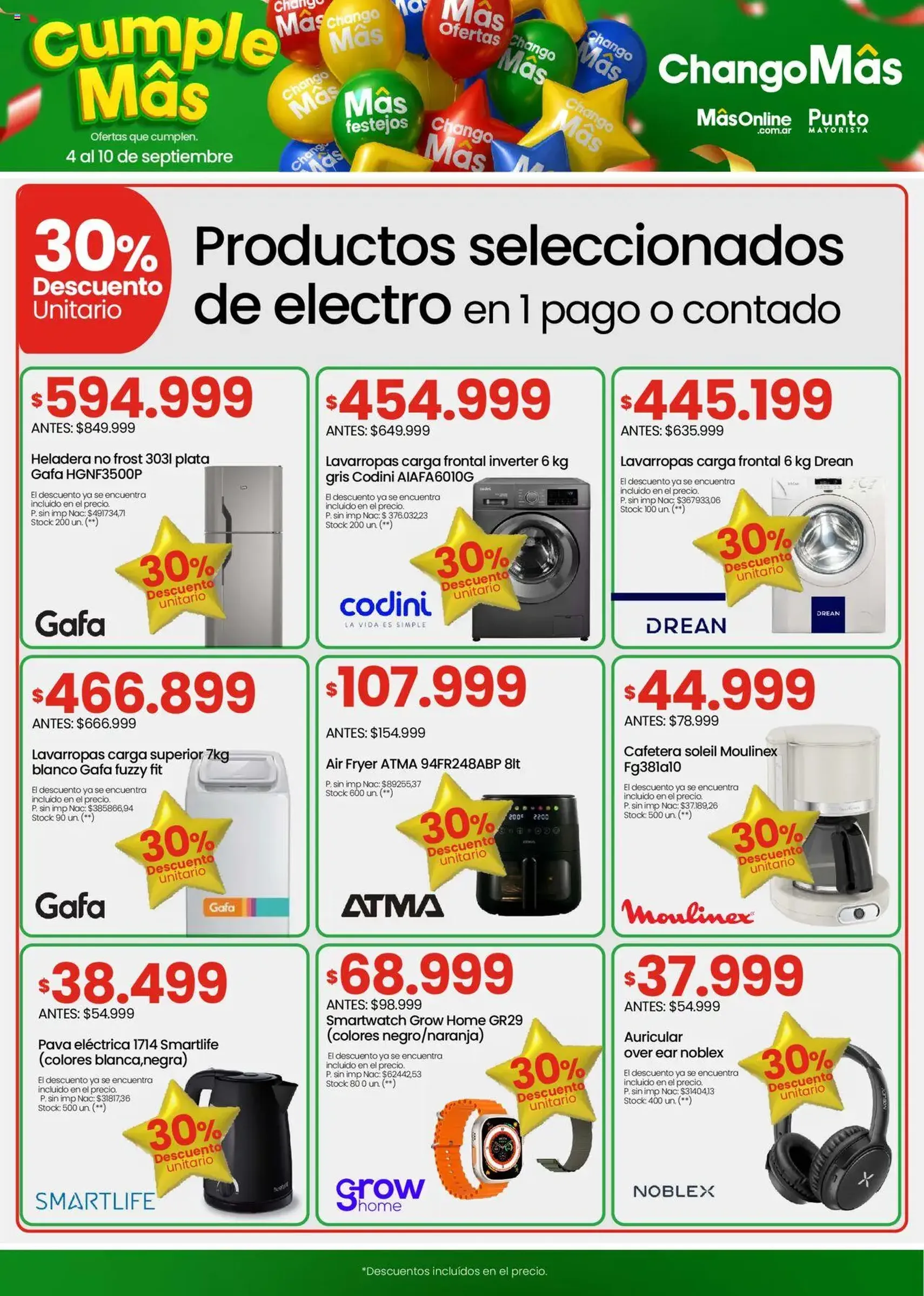Changomas ofertas - folleto válido desde 04/09/2025 página 3 de 18 Changomas ofertas - folleto válido desde 04/09/2025 página 3 de 18