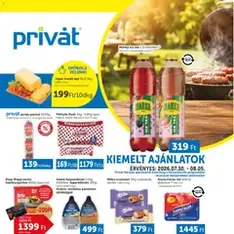 PRIVÁT akciós újság - szórólap előnézete érvényes 2026.07.30. -tól