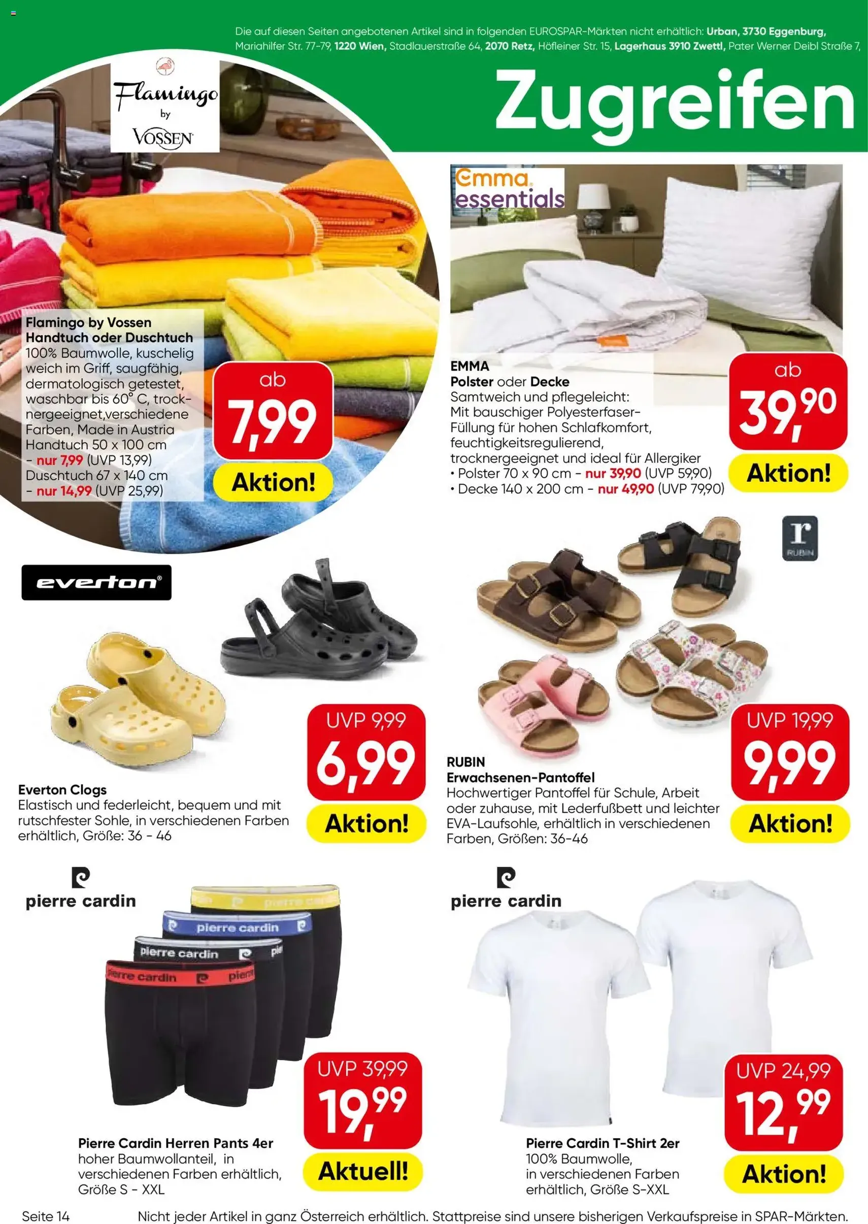 Eurospar Flugblatt - Gültiger Prospekt ab 30.07.2026, Seite 14 von insgesamt 16
