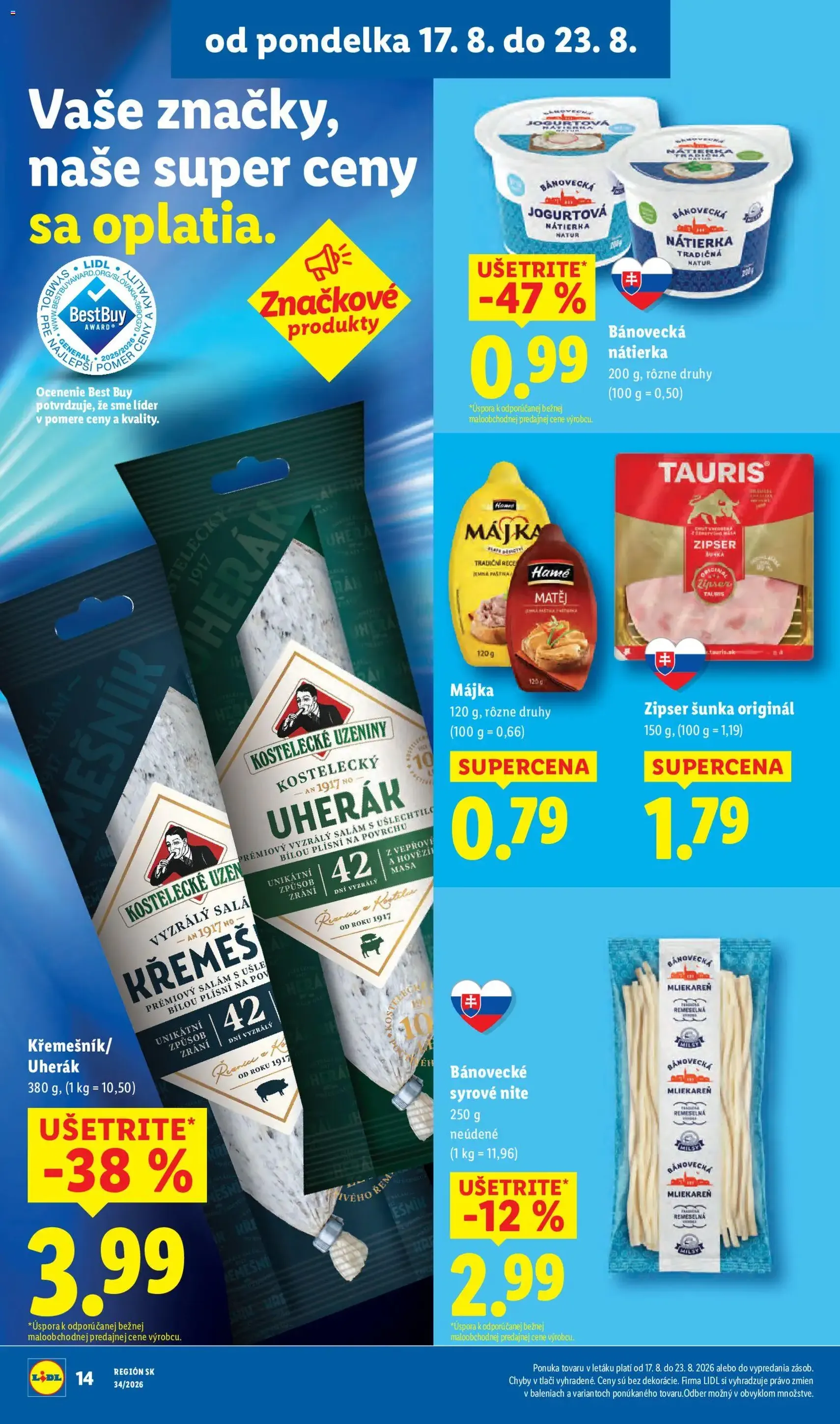 Lidl leták - platný leták od 17.08.2026 strana 18 z 95