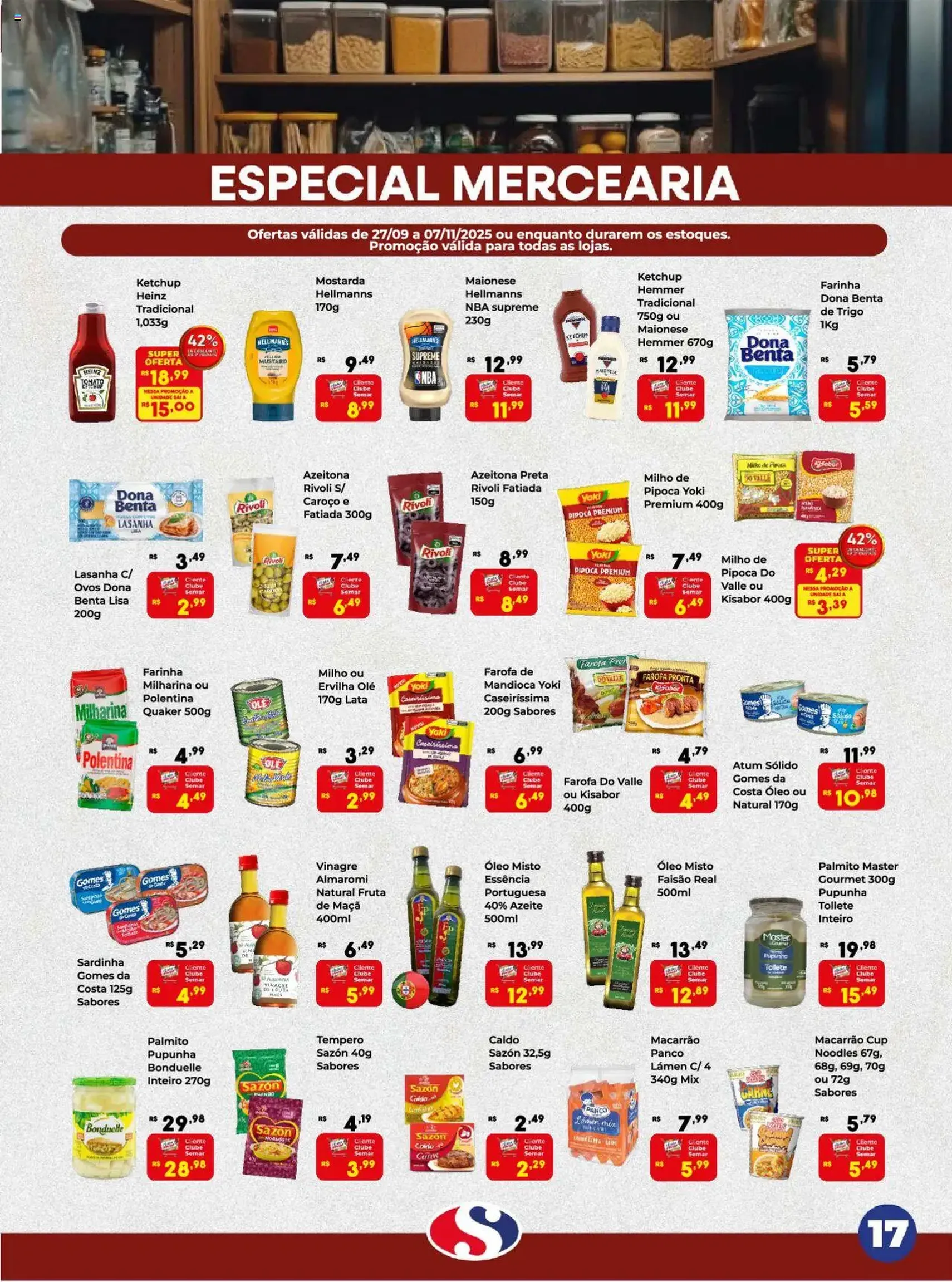 Semar Supermercado - Ofertas do Mês - folheto válido a partir de 27/09/2025 página 17 de 24 Semar Supermercado - Ofertas do Mês - folheto válido a partir de 27/09/2025 página 17 de 24