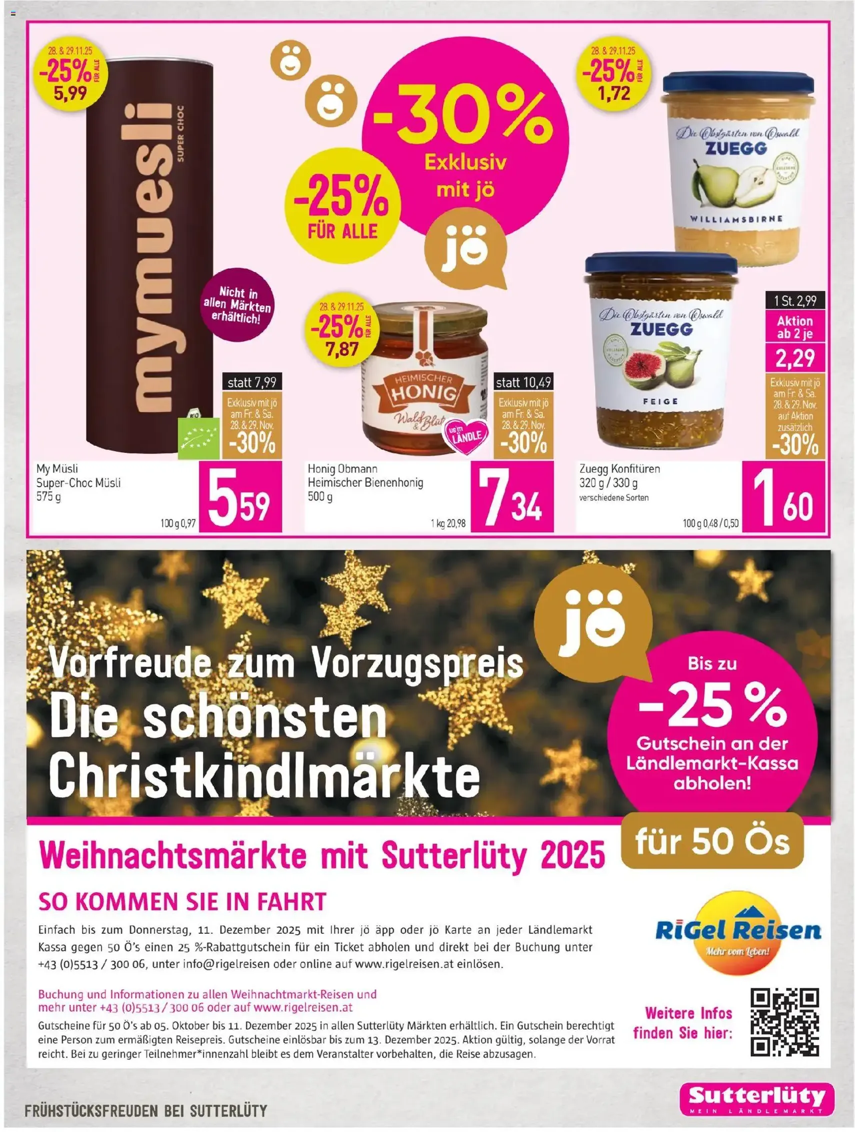 Sutterlüty Flugblatt - Gültiger Prospekt ab 27.11.2025, Seite 3 von insgesamt 24