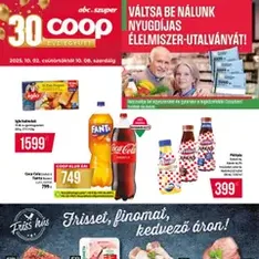 COOP Akciós újság - szórólap előnézete érvényes 2025.10.02. -tól