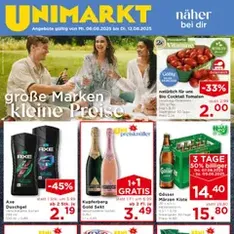 Unimarkt - Broschüre - Prospekt Vorschau gültig ab 06.08.2025