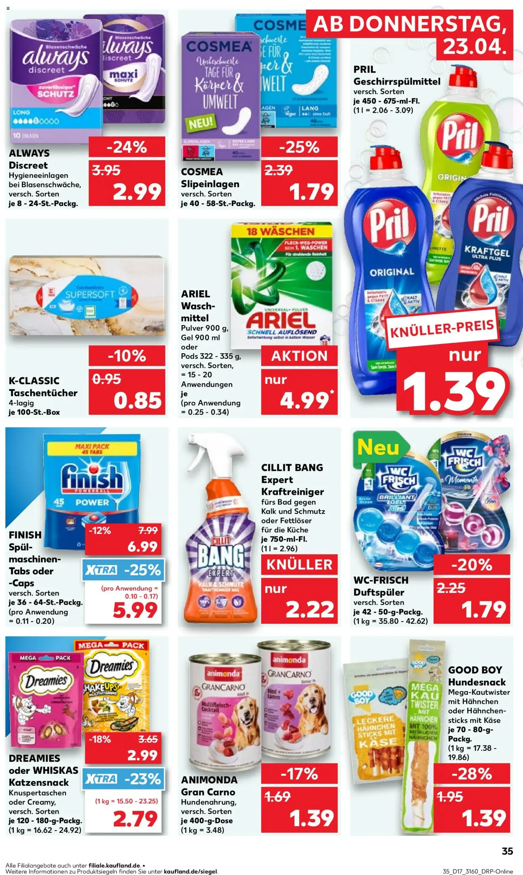 Kaufland Prospekt - Gültiger Prospekt ab 23.04.2026, Seite 35 von insgesamt 54