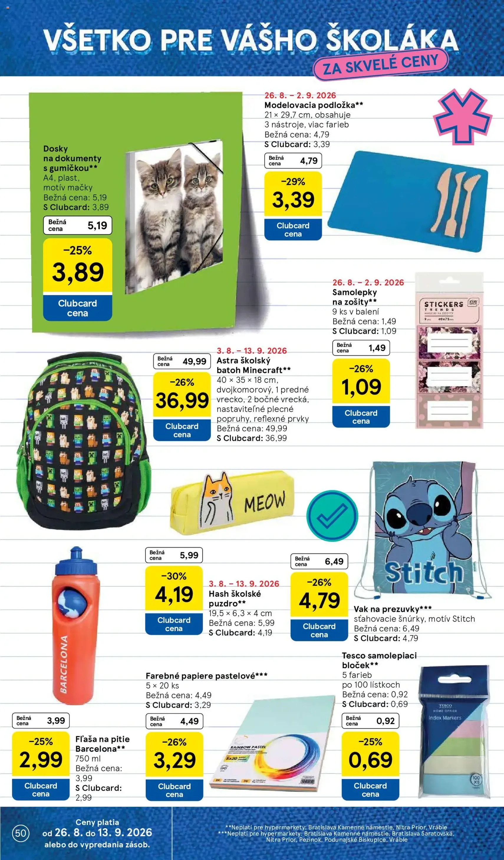 Tesco Hypermarket - leták - platný leták od 26.08.2026 strana 50 z 58