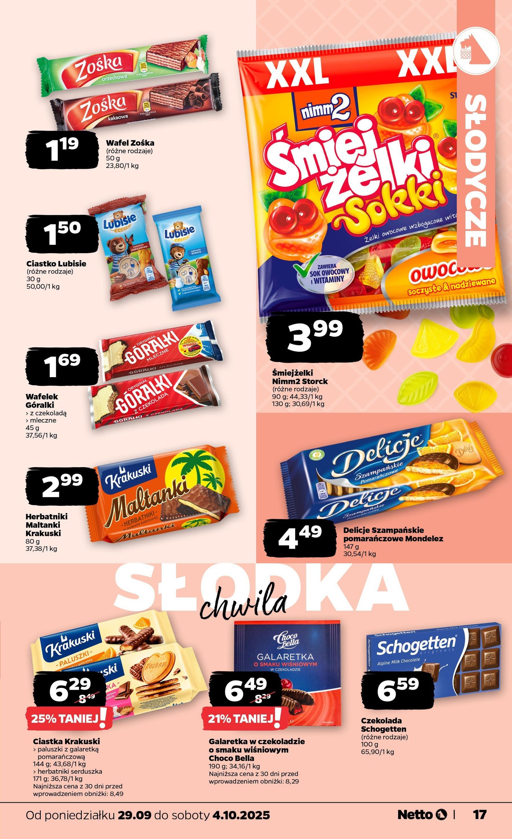 Netto gazetka - Spożywcza - ważny gazetka od 29.09.2025 strona 17 z 31 Netto gazetka - Spożywcza - ważny gazetka od 29.09.2025 strona 17 z 31