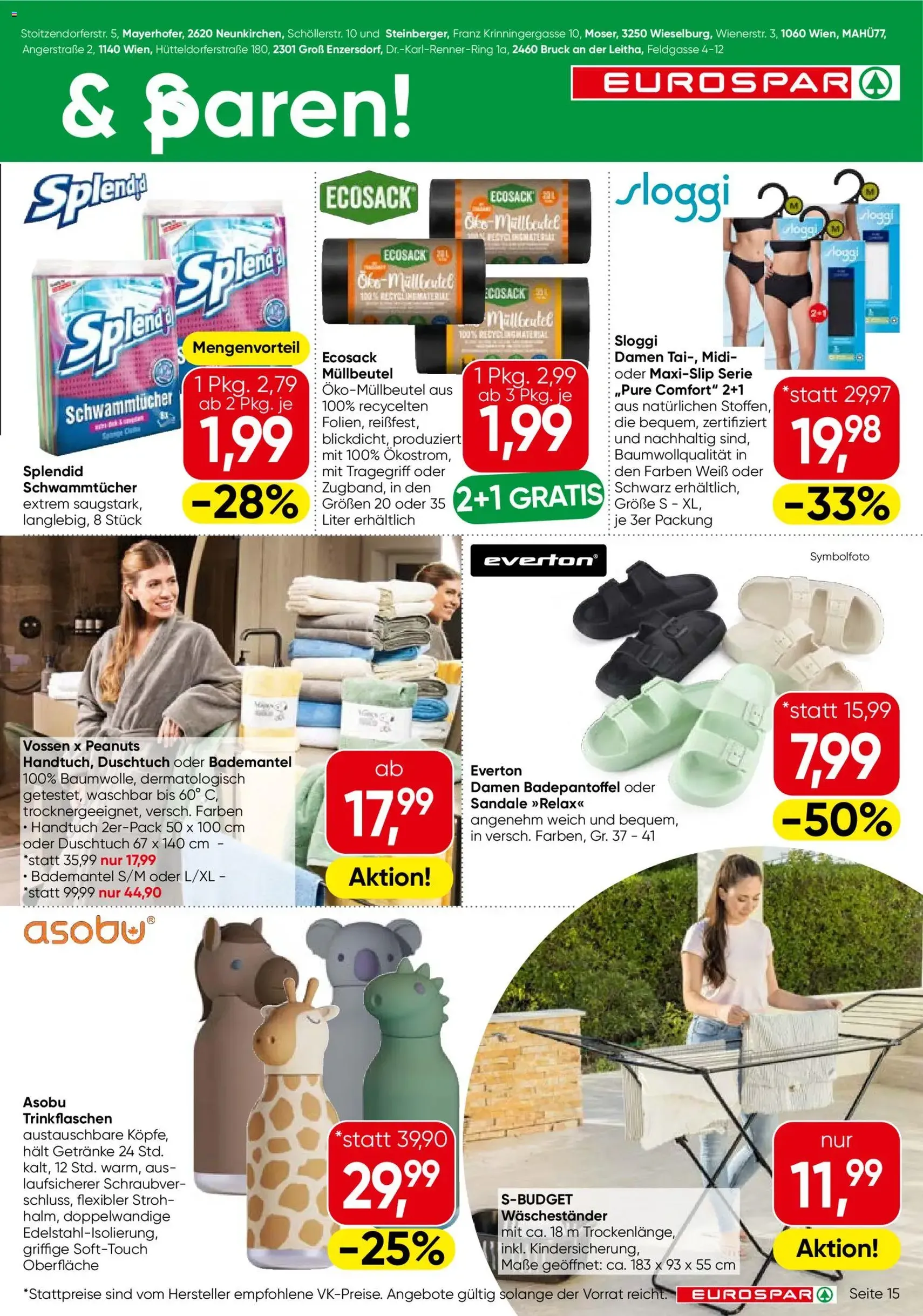 Eurospar Flugblatt - Gültiger Prospekt ab 15.01.2026, Seite 15 von insgesamt 16