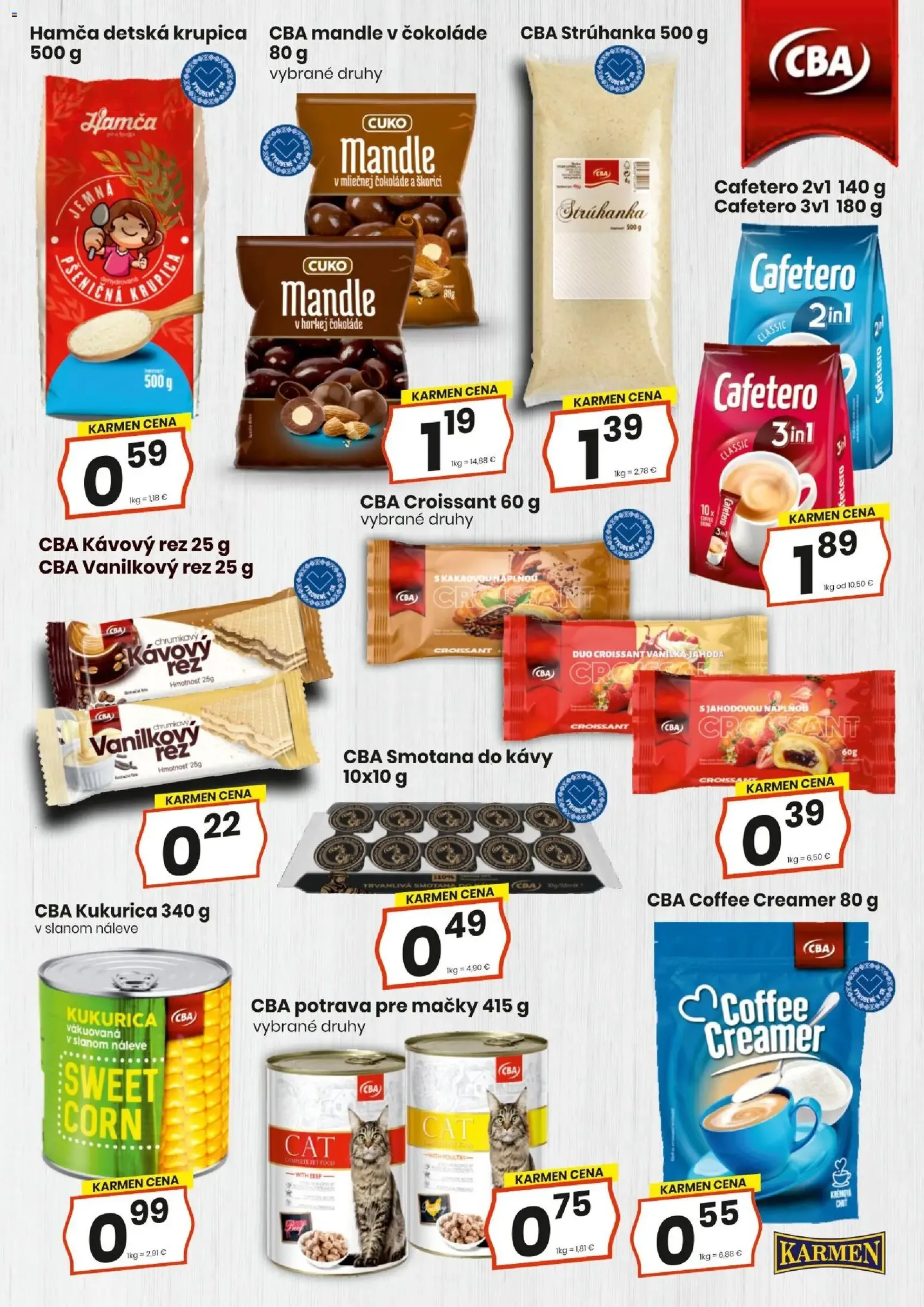 KARMEN CBA leták - platný leták od 16.04.2026 strana 15 z 16