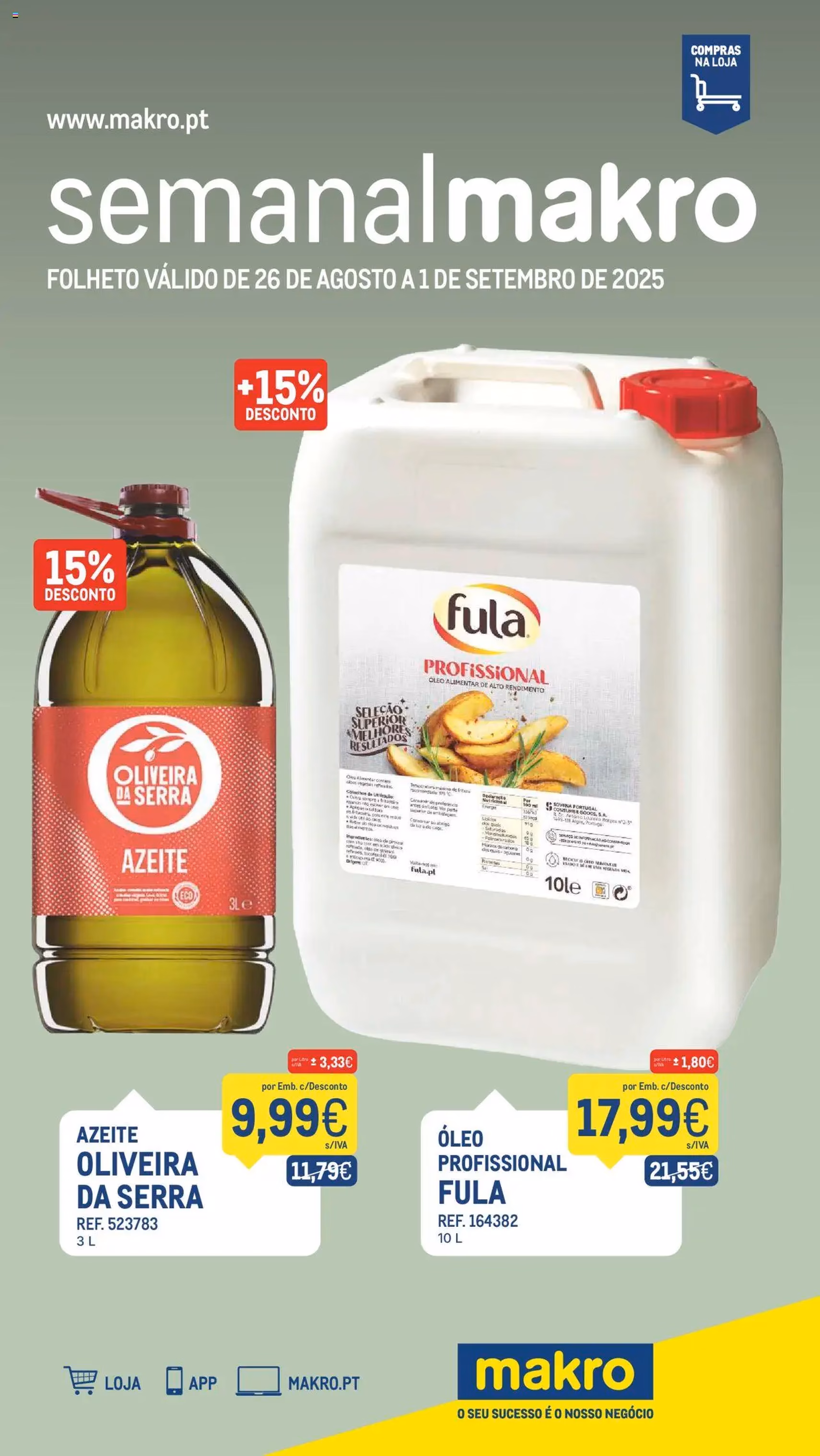 Makro folheto - folheto válido a partir de 26/08/2025 página 1 de 20 Makro folheto - folheto válido a partir de 26/08/2025 página 1 de 20