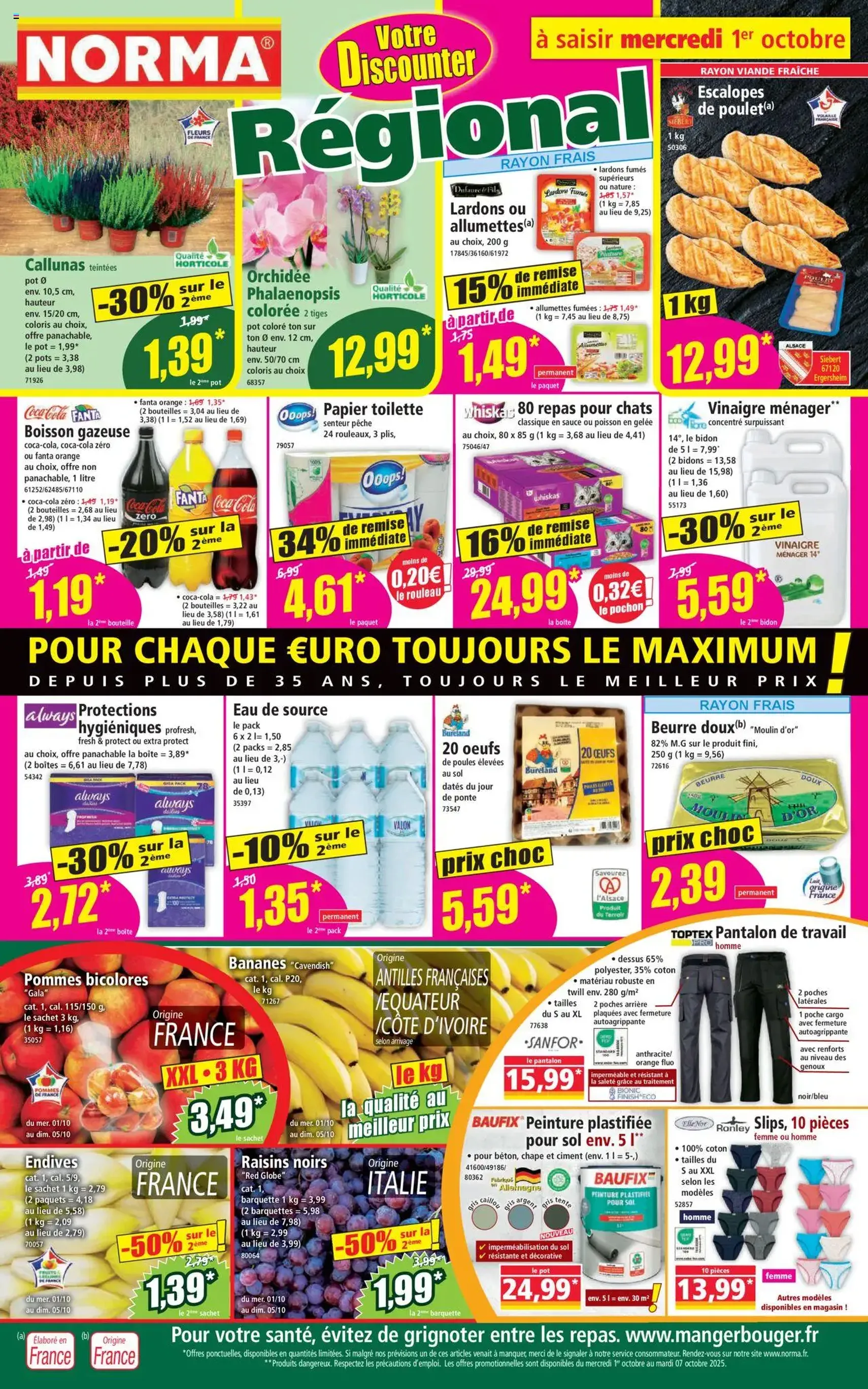 Norma catalogue - brochure valable à partir du 01/10/2025, page 1 sur 14