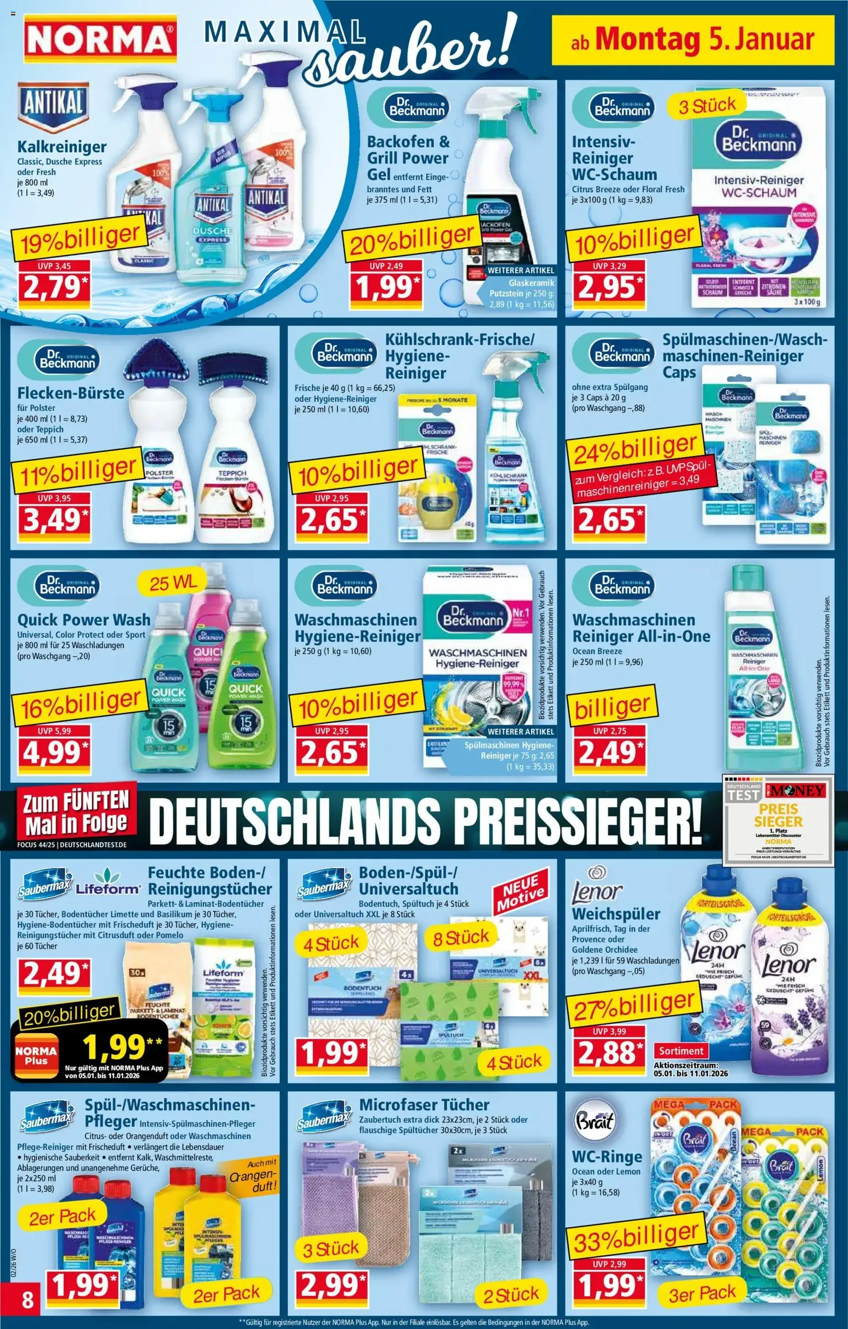 Norma Prospekt - Gültiger Prospekt ab 05.01.2026, Seite 8 von insgesamt 20