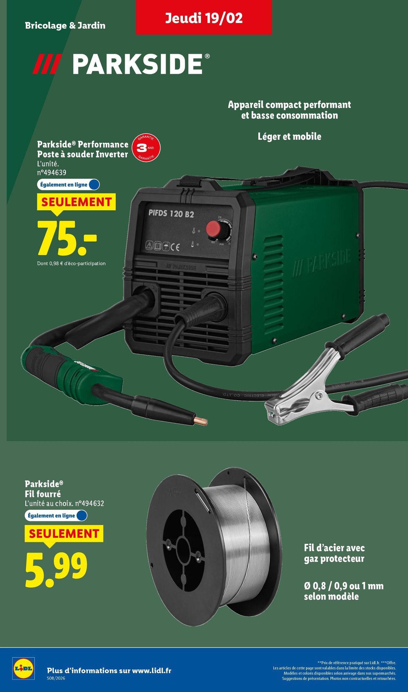 LIDL catalogue semaine 8 - brochure valable à partir du 19/02/2026, page 42 sur 77