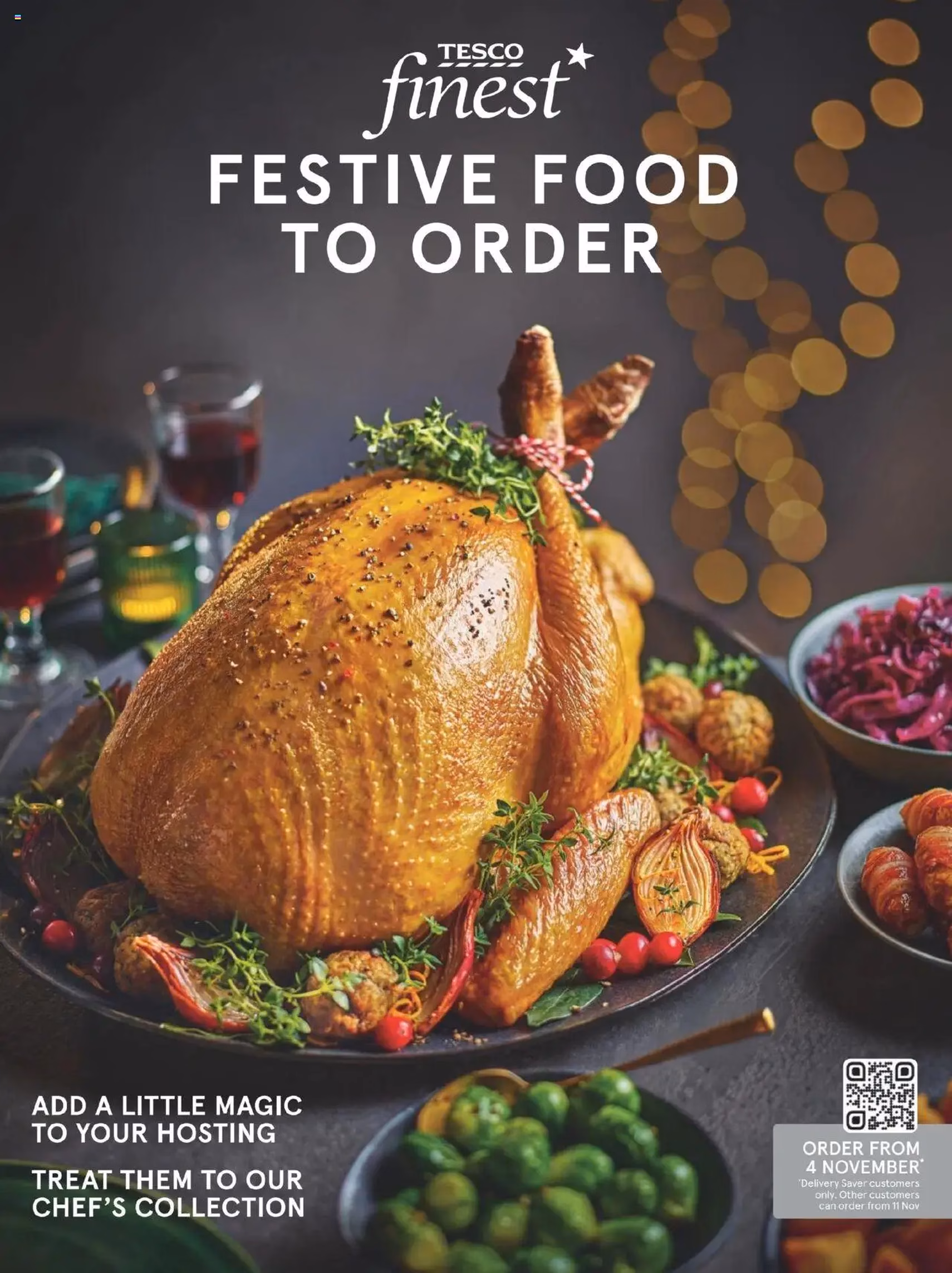 Tesco - Festive Food to Order brochure 2025 - valid flyer from 01/10/2025, page 1 of 56