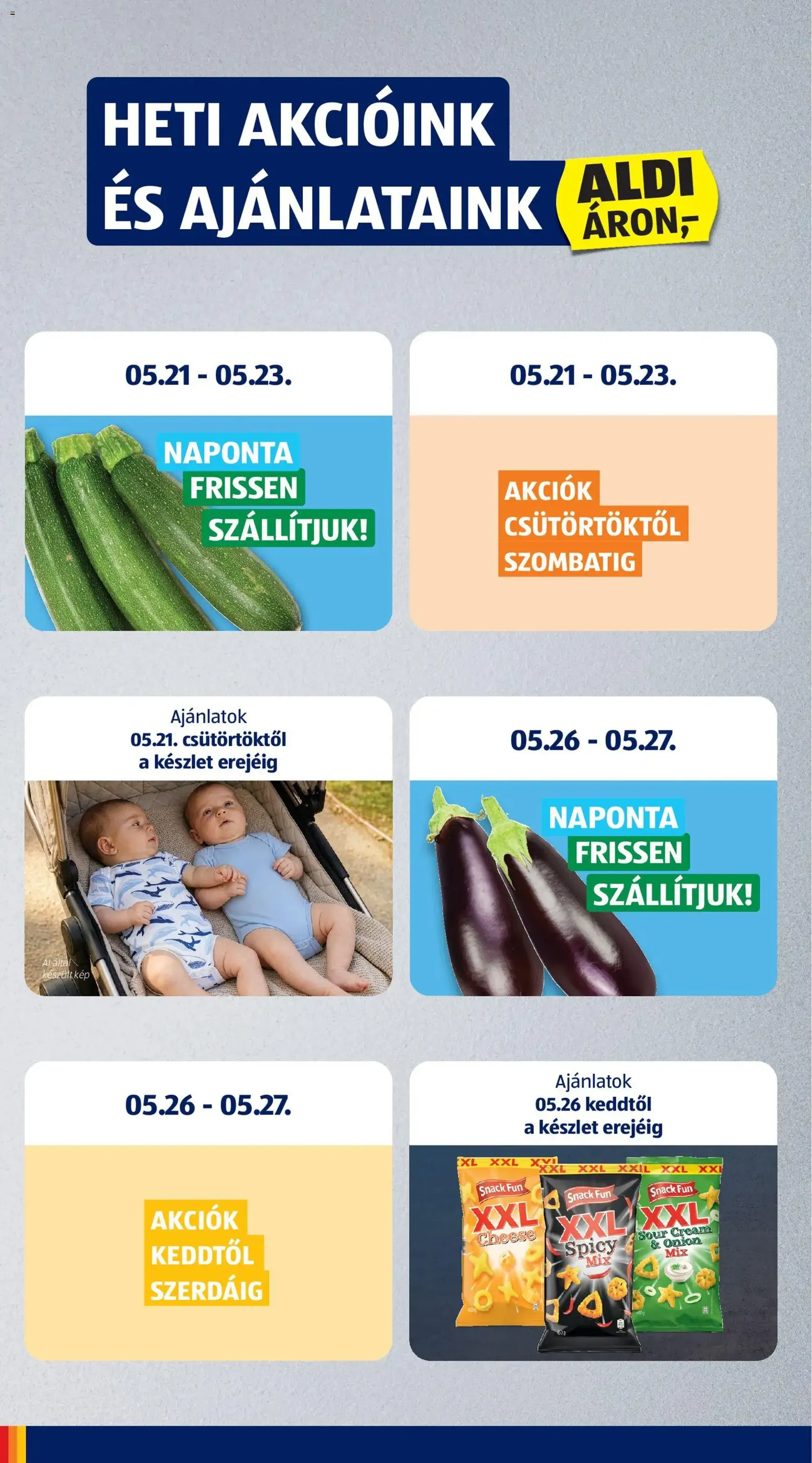 Aldi akciós újság - 2026.05.21. érvényes szórólap 6 oldal 65 oldalból