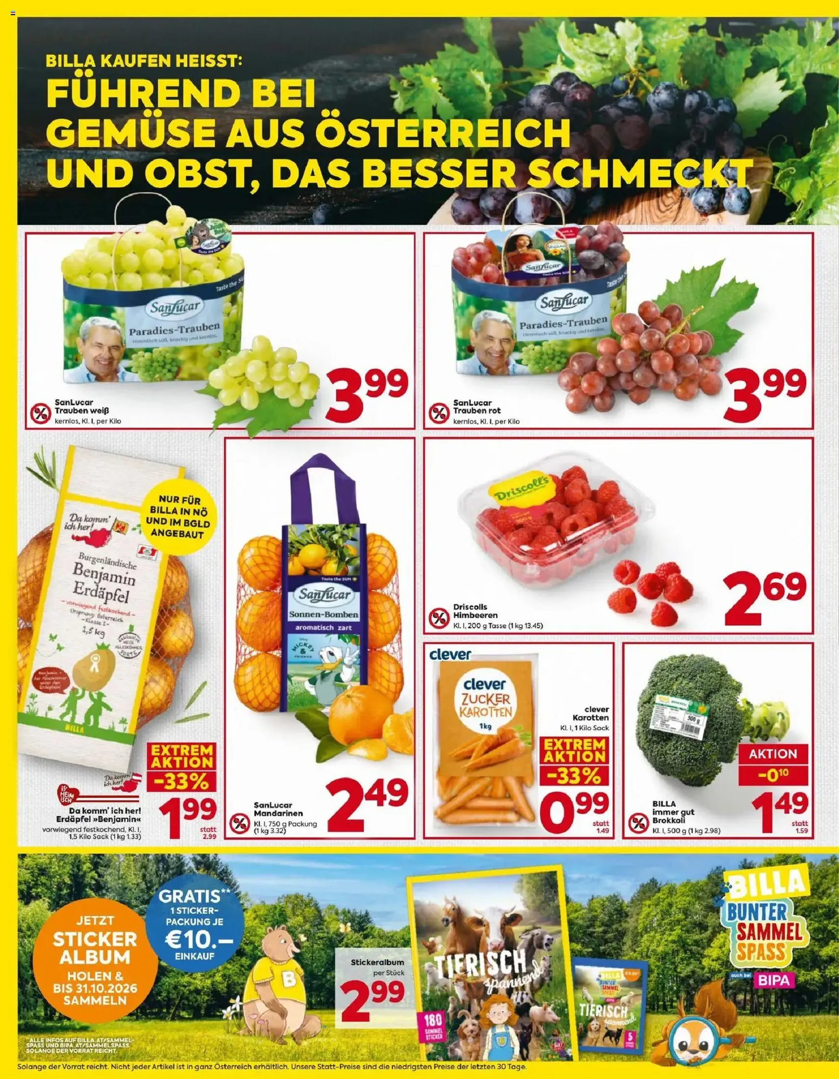 Billa Flugblatt - Gültiger Prospekt ab 08.10.2026, Seite 4 von insgesamt 16