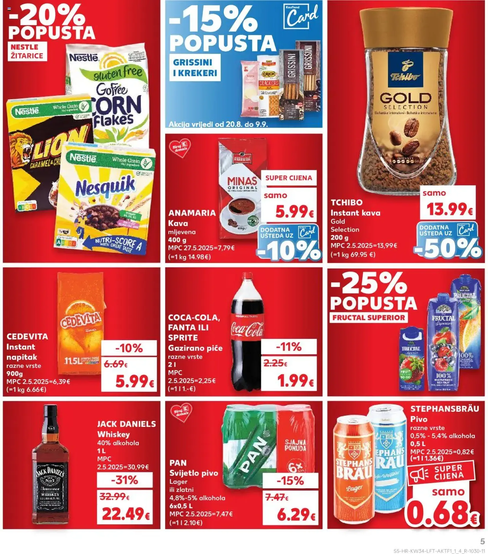 Kaufland HR - Split-Ravne njive - 2025.08.20. érvényes szórólap 5 oldal 32 oldalból