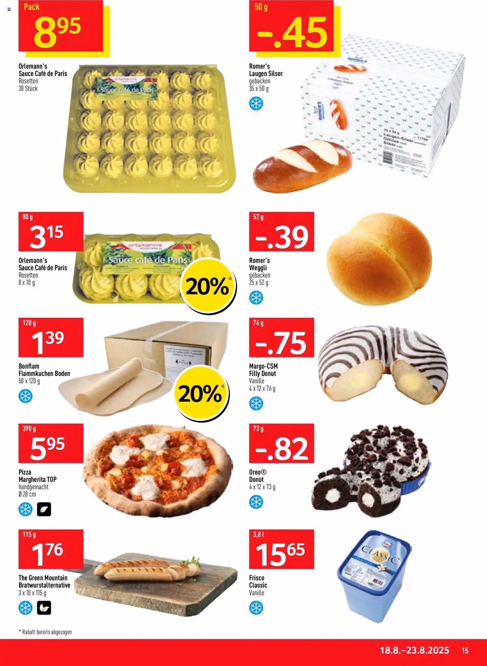 Prodega Aktionen - Gültiger Prospekt ab 18.08.2025, Seite 15 von insgesamt 40 Prodega Aktionen - Gültiger Prospekt ab 18.08.2025, Seite 15 von insgesamt 40
