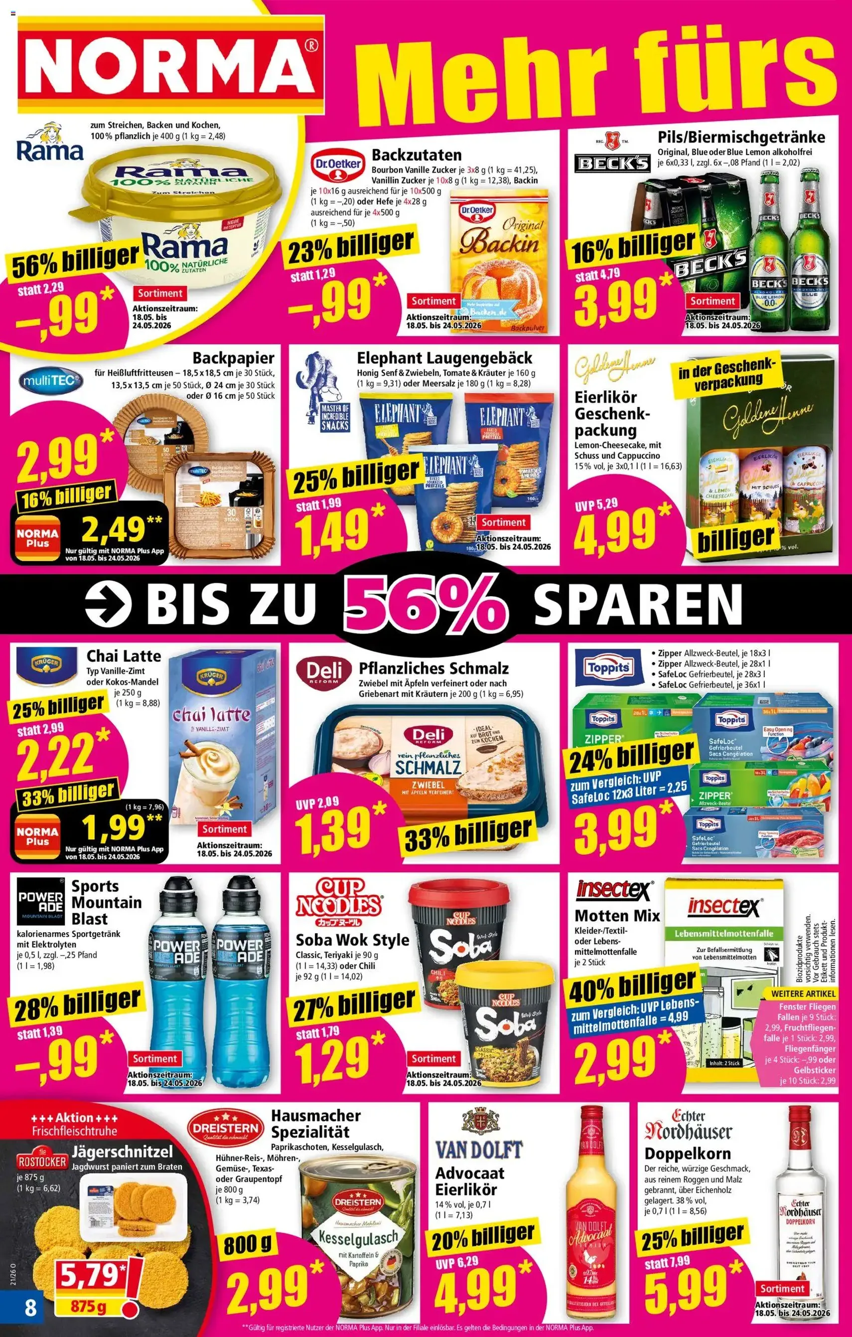 Norma Prospekt - Gültiger Prospekt ab 18.05.2026, Seite 8 von insgesamt 21