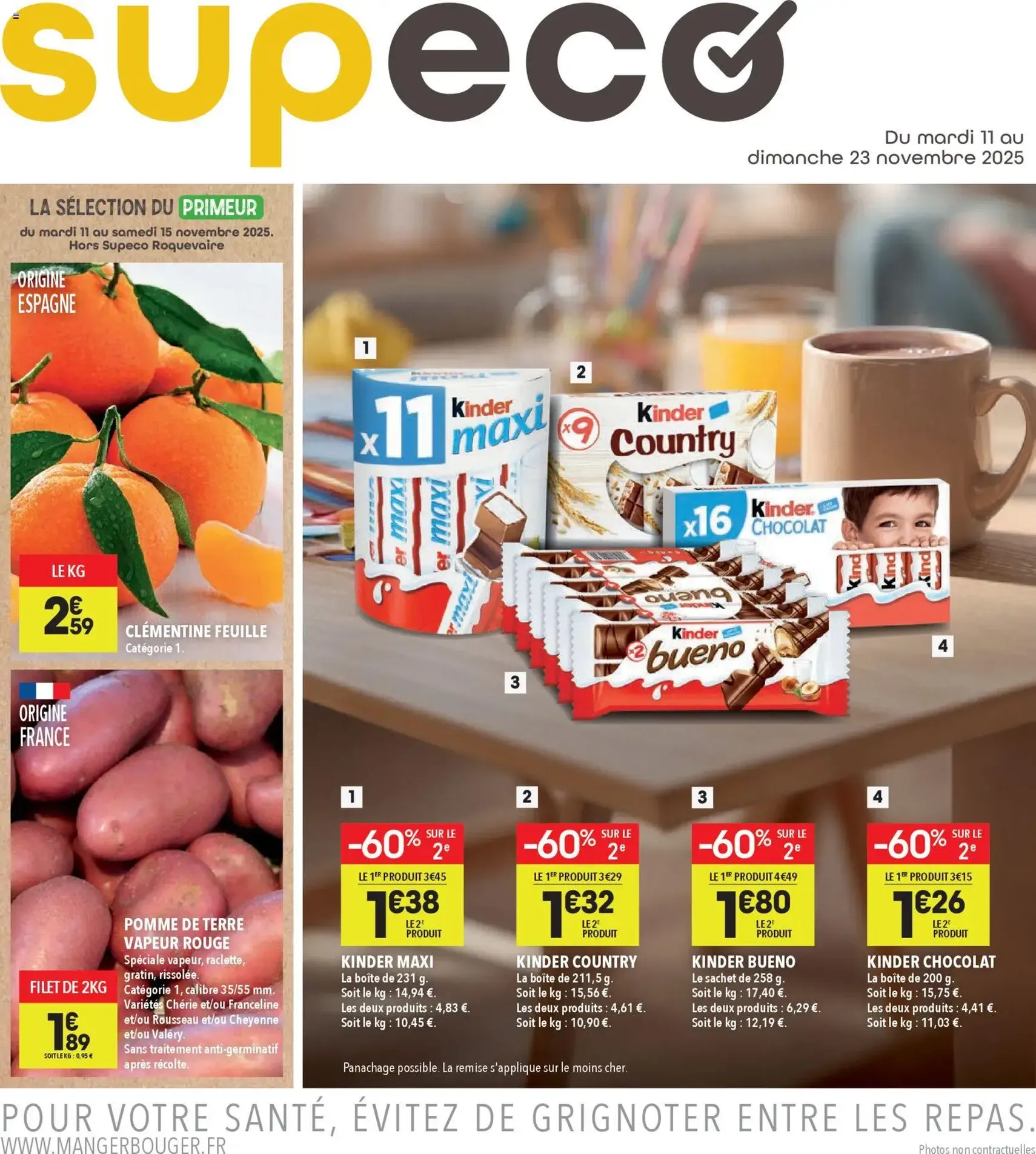 Supeco catalogue - brochure valable à partir du 11/11/2025, page 1 sur 4