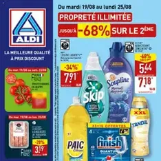 Aldi catalogue semaine 34 - Prévisualisation du catalogue valable à partir du 19/08/2025