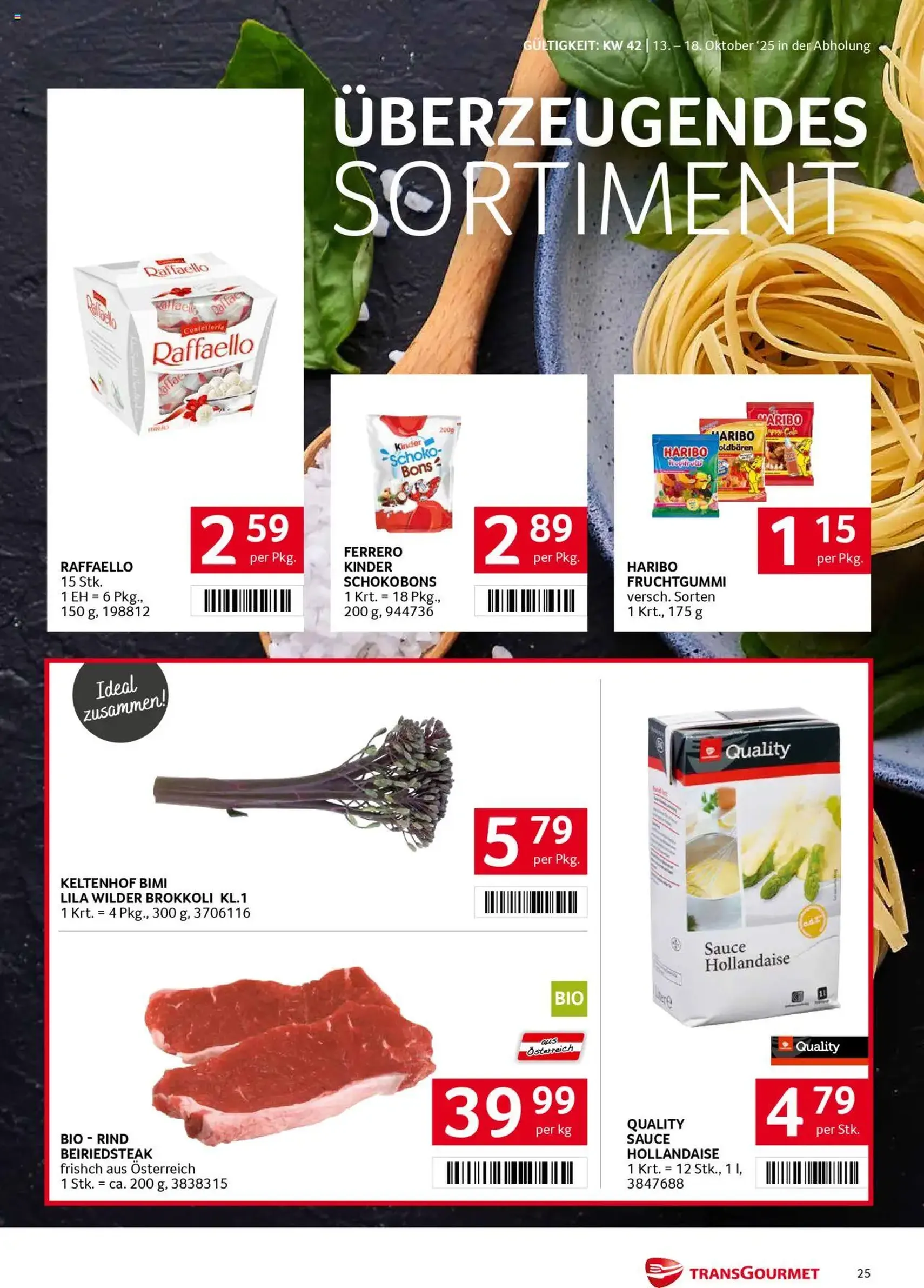 Transgourmet Flugblatt - Gültiger Prospekt ab 13.10.2025, Seite 25 von insgesamt 28