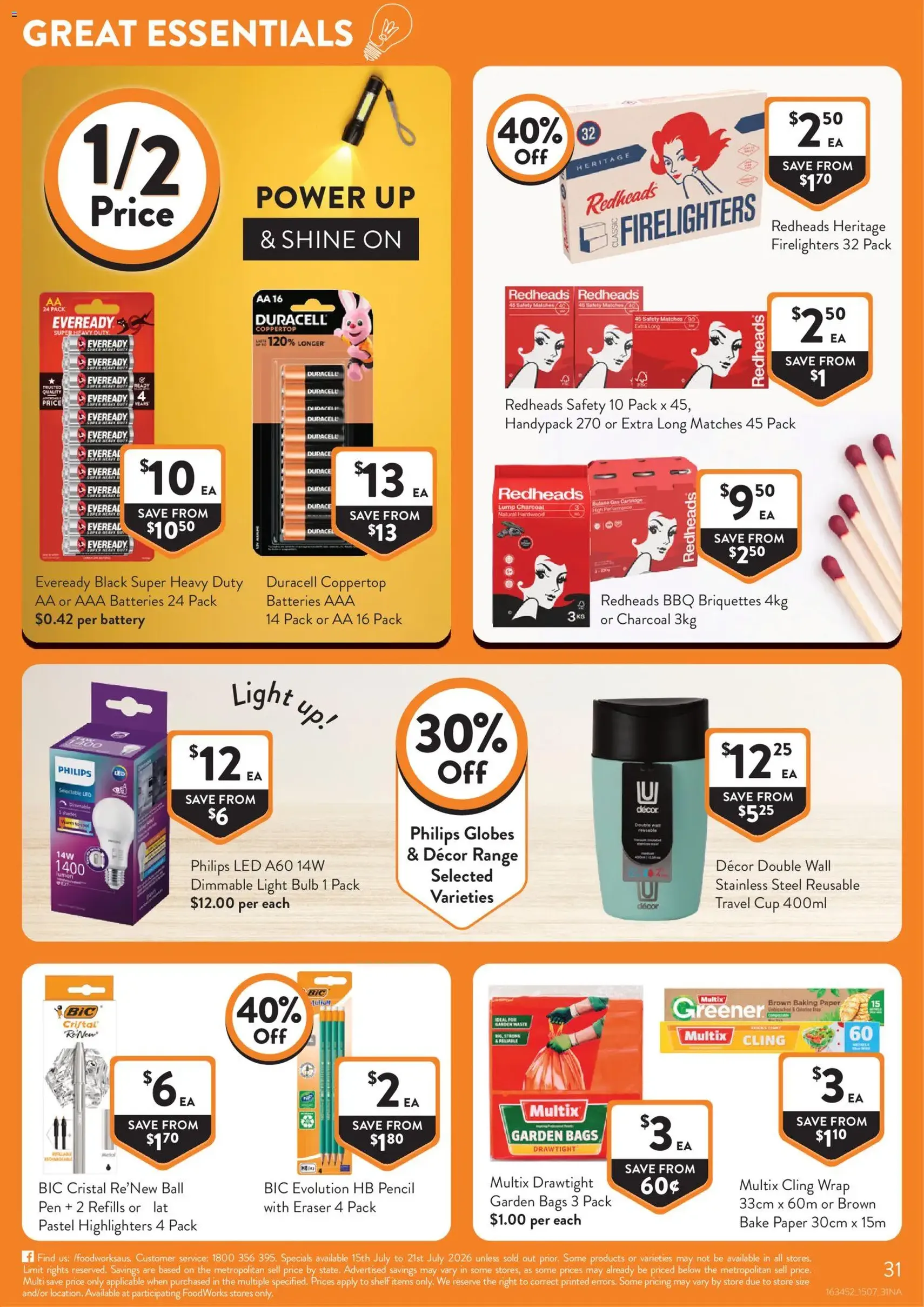 Foodworks catalogue - valid flyer from 15/07/2026, page 31 of 31