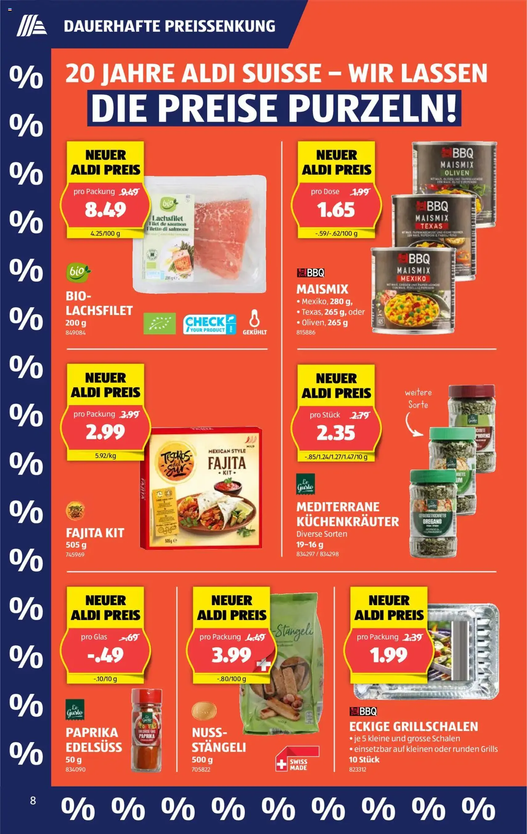 Aldi Aktionen - Gültiger Prospekt ab 31.07.2025, Seite 8 von insgesamt 35 Aldi Aktionen - Gültiger Prospekt ab 31.07.2025, Seite 8 von insgesamt 35