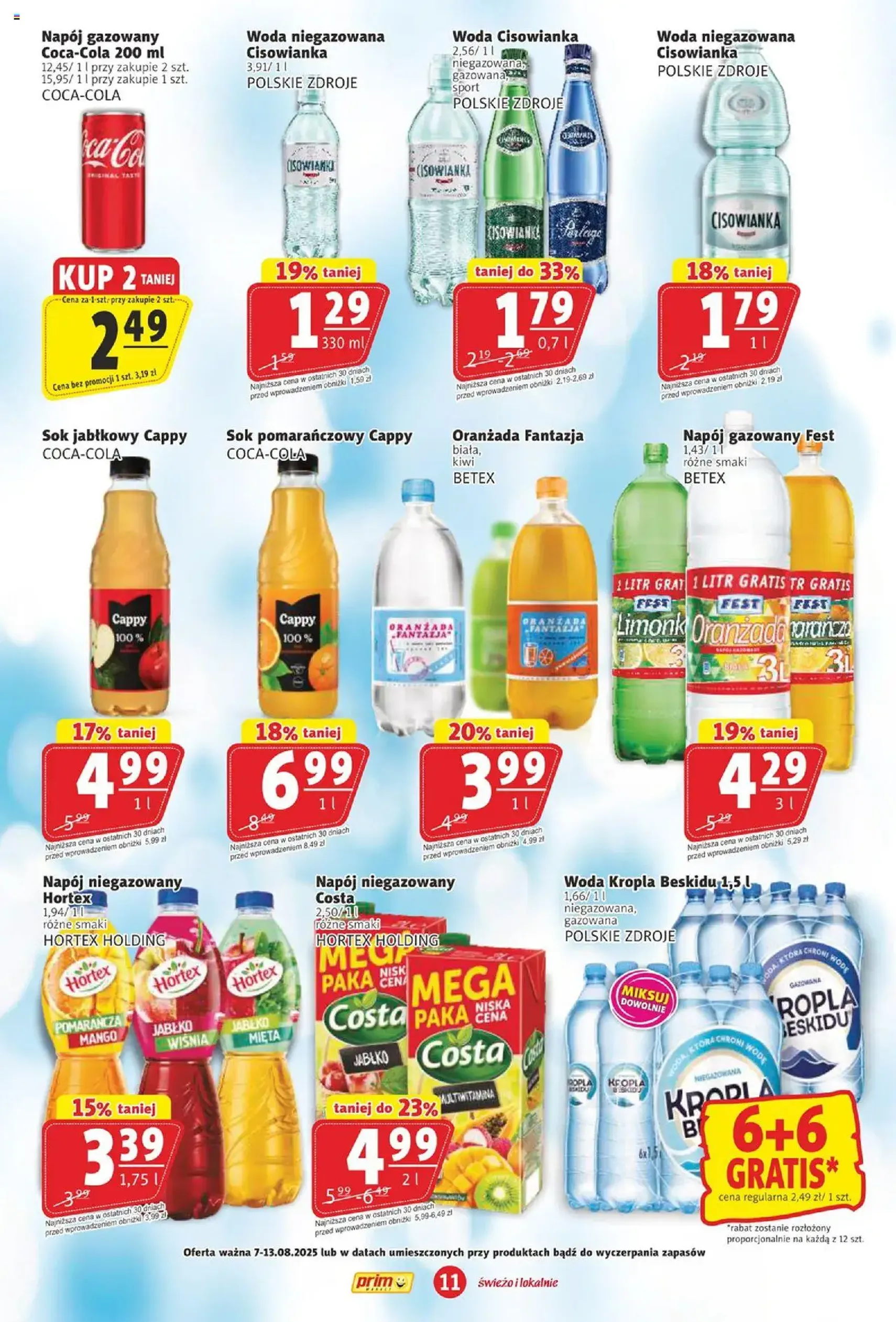 Prim Market Gazetka - ważny gazetka od 07.08.2025 strona 11 z 16 Prim Market Gazetka - ważny gazetka od 07.08.2025 strona 11 z 16