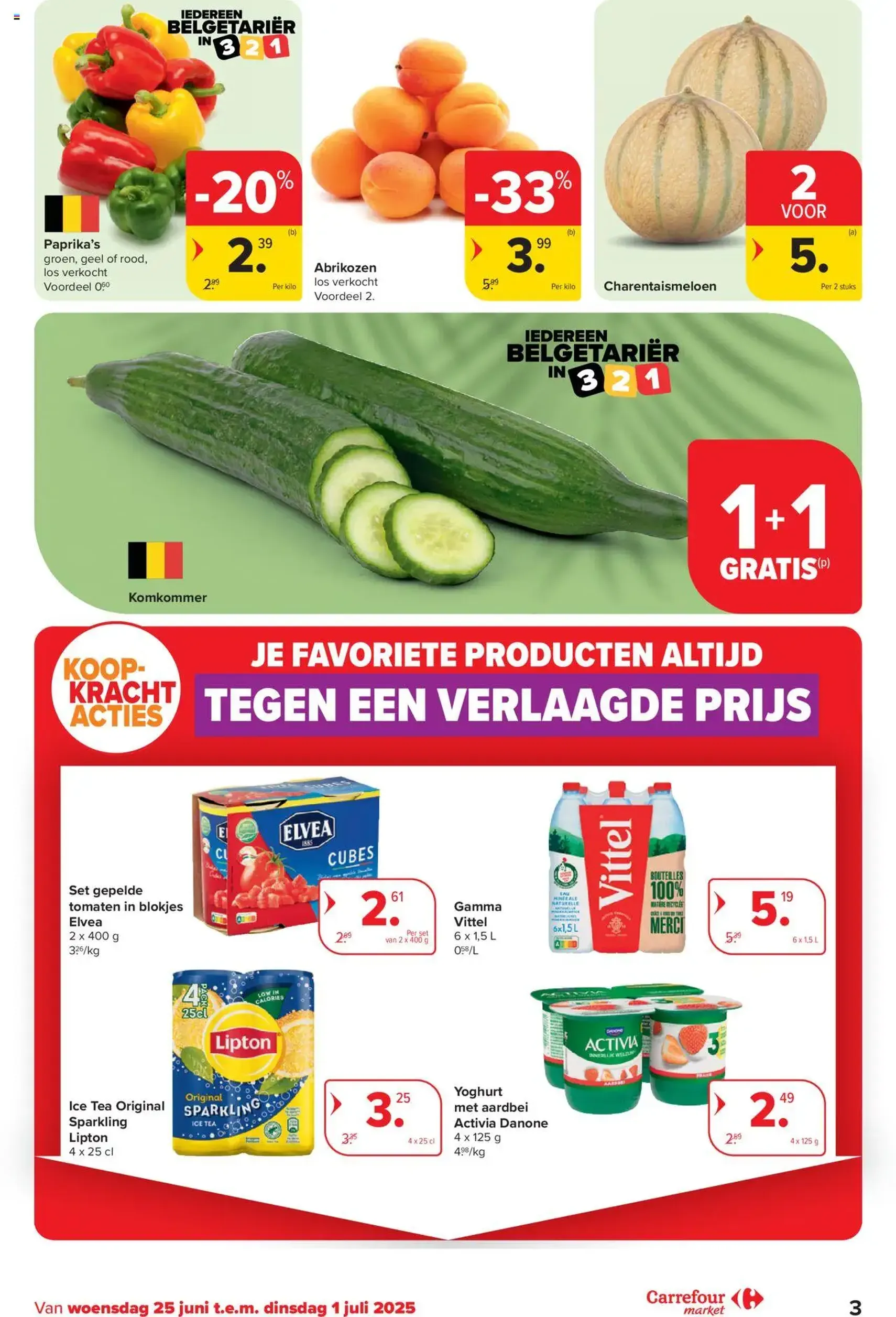 Carrefour market folder week 26 - geldige folder vanaf 25/06/2025 pagina 3 van 20